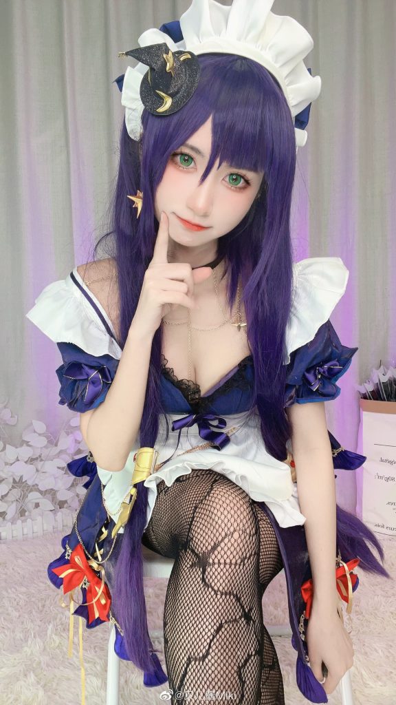 图片[5]-二次元COS分享[COS]原神莫娜女仆-二次元COS分享次元吧