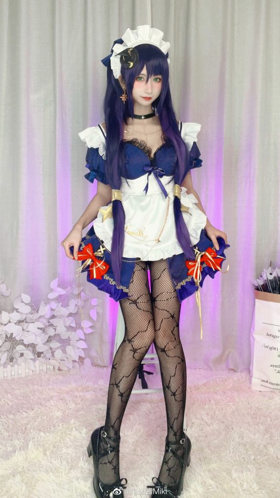 图片[6]-二次元COS分享[COS]原神莫娜女仆-二次元COS分享次元吧