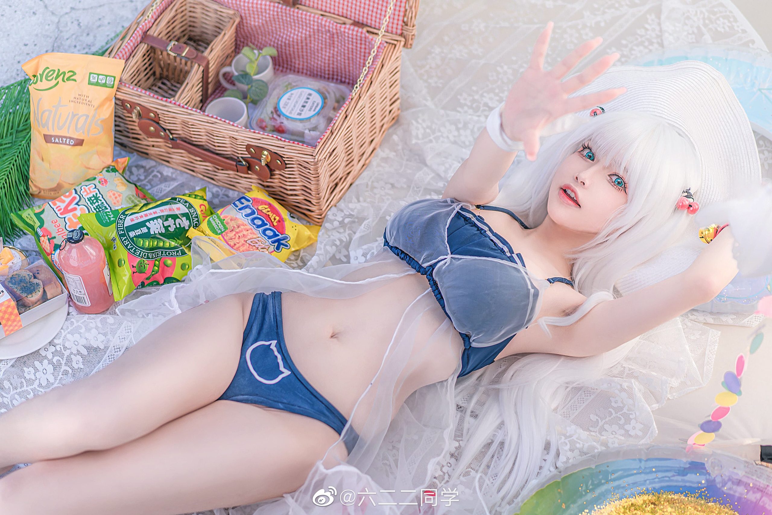 图片[8]-二次元COS分享[COS]夏天看我(⑉• •⑉)♡，来凉快一点-二次元COS分享次元吧