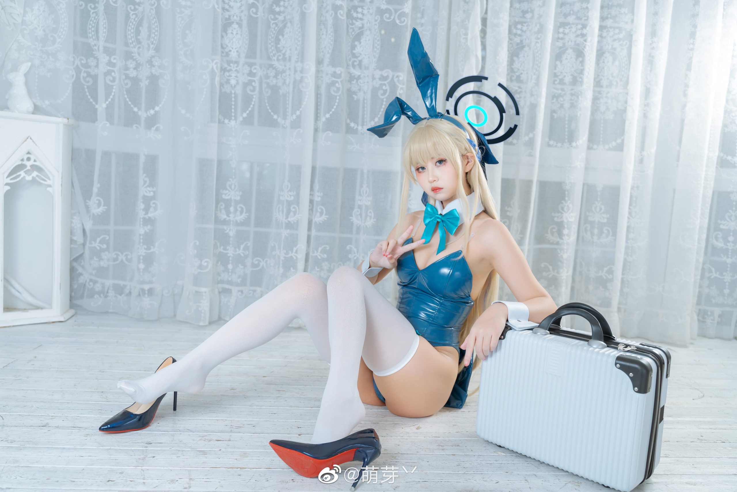 图片[3]-二次元COS分享[COS]蔚蓝档案 “C&C”的时小姐深信，潜入作战当然要穿兔女郎服。-二次元COS分享次元吧