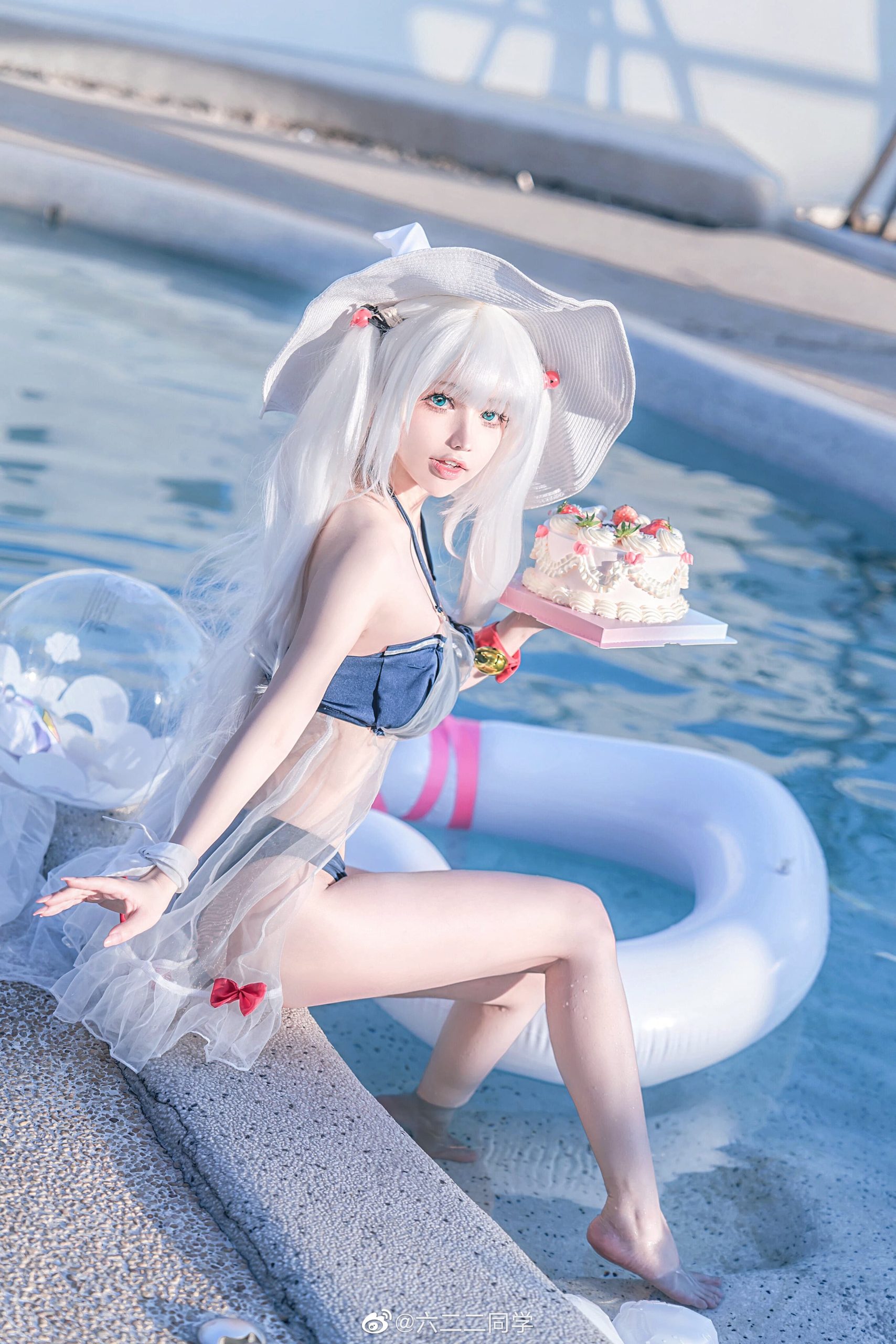 图片[5]-二次元COS分享[COS]夏天看我(⑉• •⑉)♡，来凉快一点-二次元COS分享次元吧