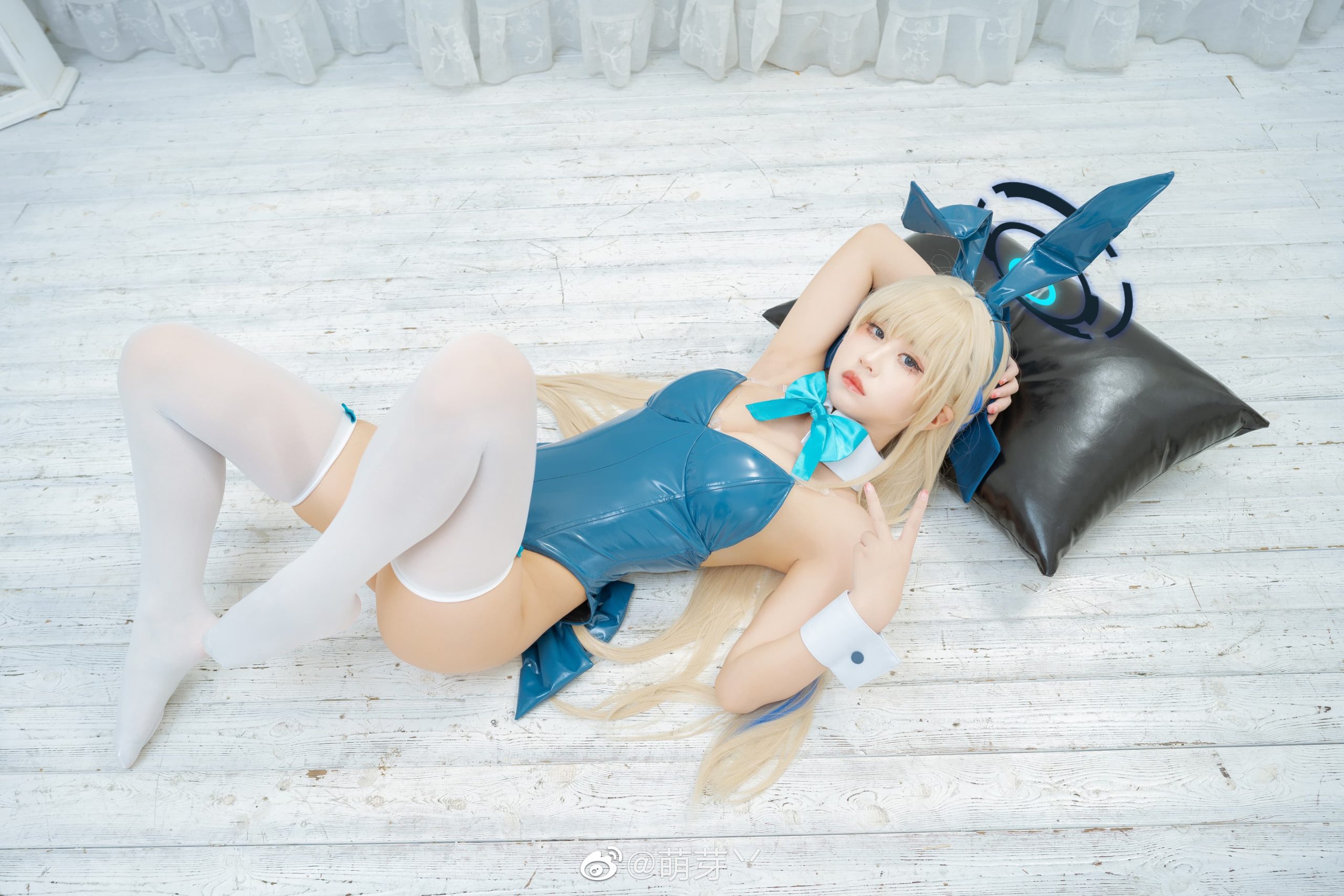 图片[1]-二次元COS分享[COS]蔚蓝档案 “C&C”的时小姐深信，潜入作战当然要穿兔女郎服。-二次元COS分享次元吧