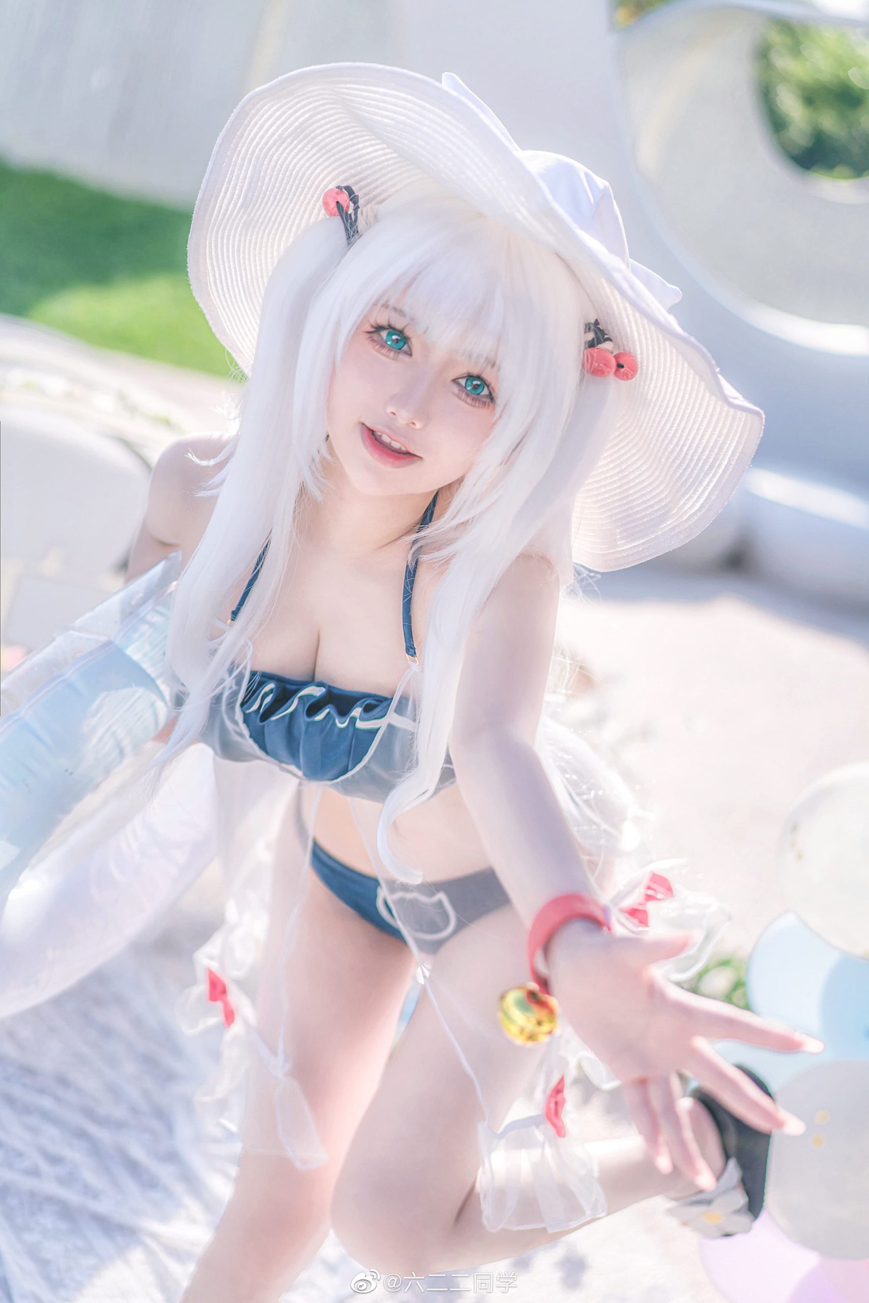 图片[4]-二次元COS分享[COS]夏天看我(⑉• •⑉)♡，来凉快一点-二次元COS分享次元吧