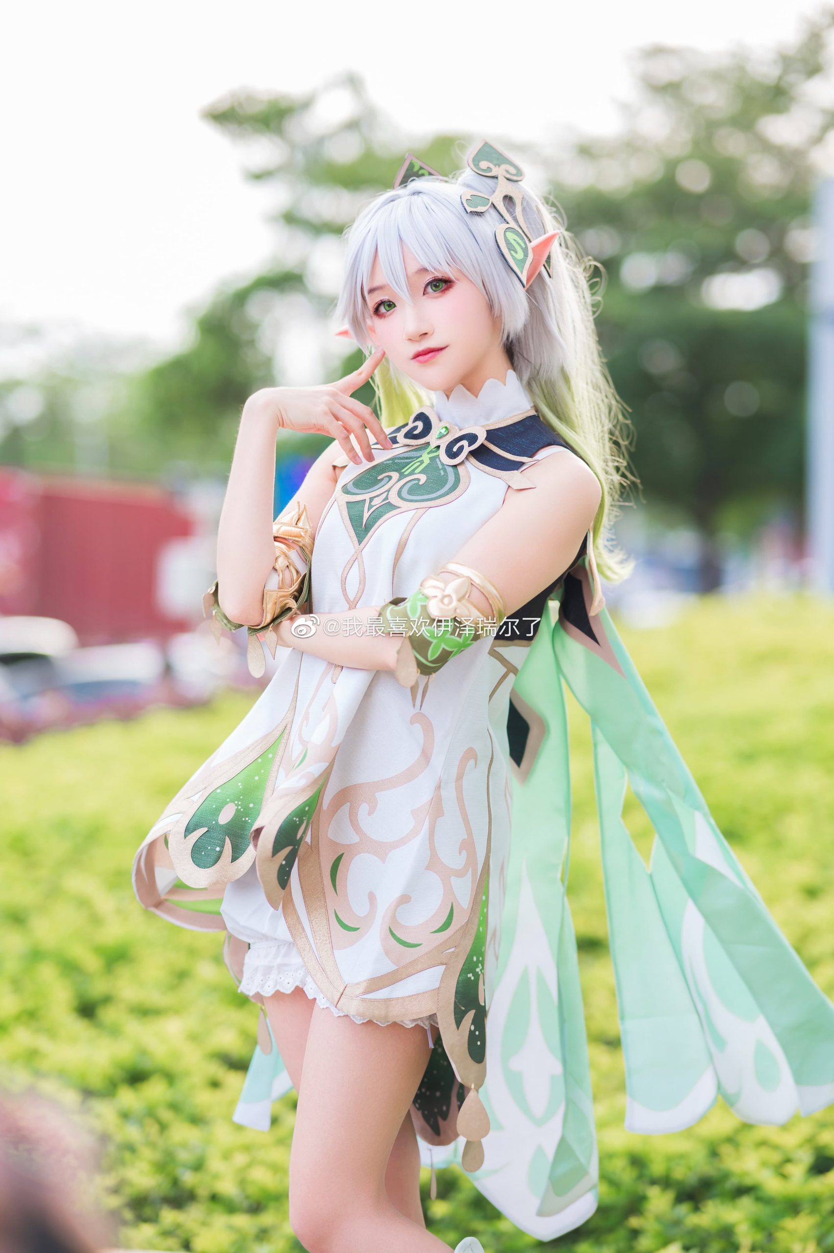 图片[1]-二次元COS分享[原神COS]☘️我叫…纳西妲哦～☘️-二次元COS分享次元吧