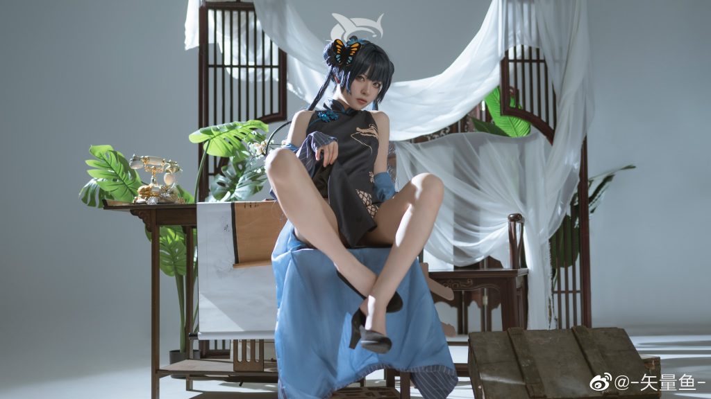 图片[1]-二次元COS分享[COS]蔚蓝档案-妃咲-二次元COS分享次元吧