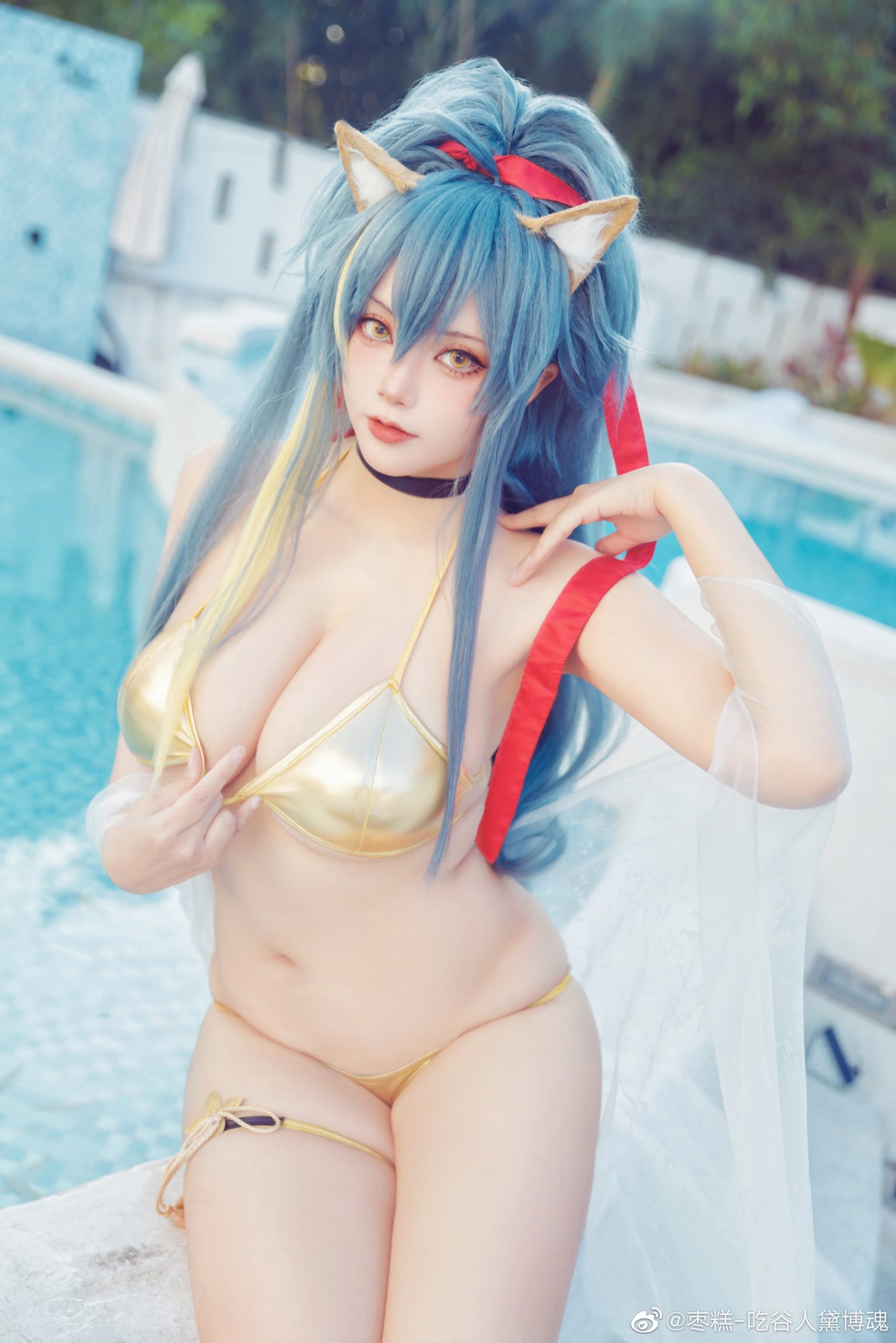 图片[13]-二次元COS分享[COS]没关系，想看的话就大大方方地看，泳装穿出来不就是给指挥官你看的嘛!-二次元COS分享次元吧