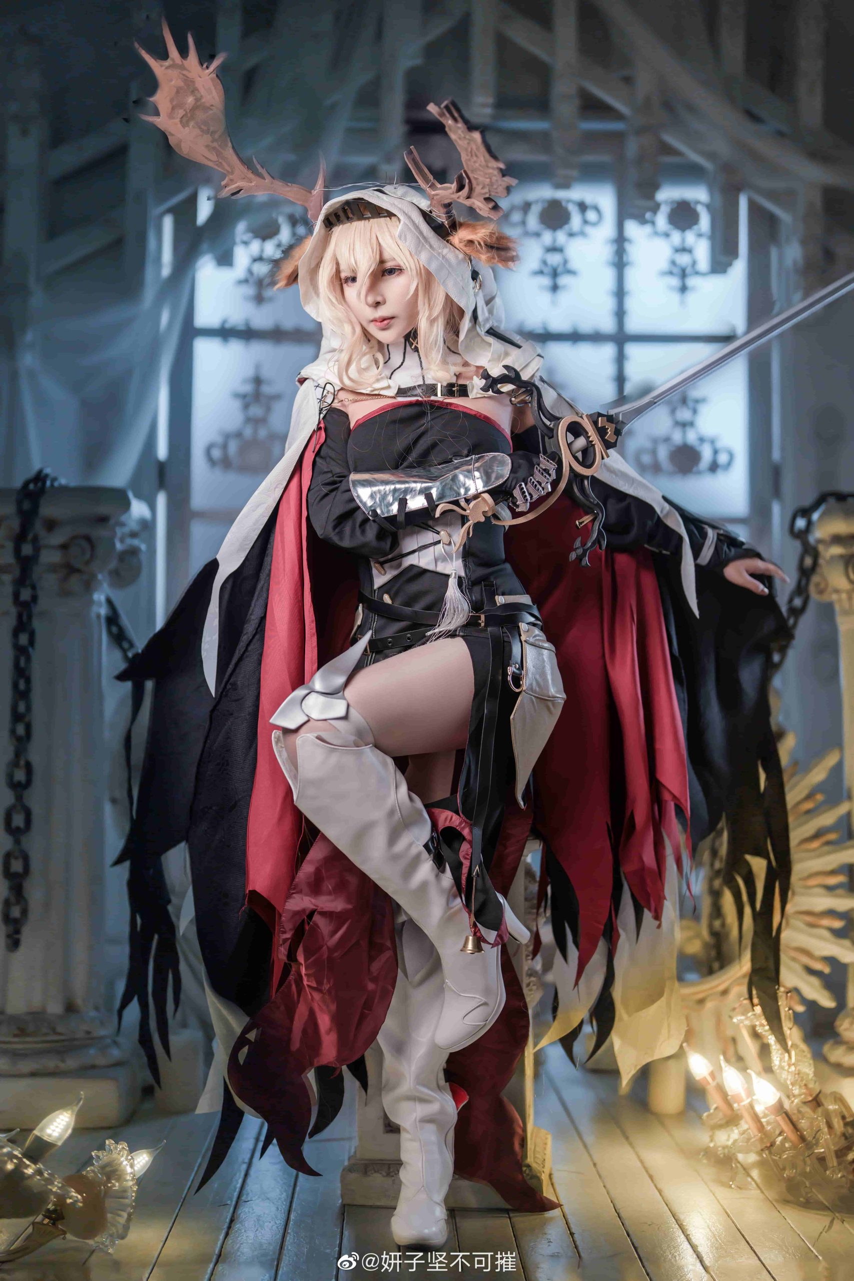 图片[1]-二次元COS分享[COS]明日方舟 今夜，金盏花为她盛开。-二次元COS分享次元吧