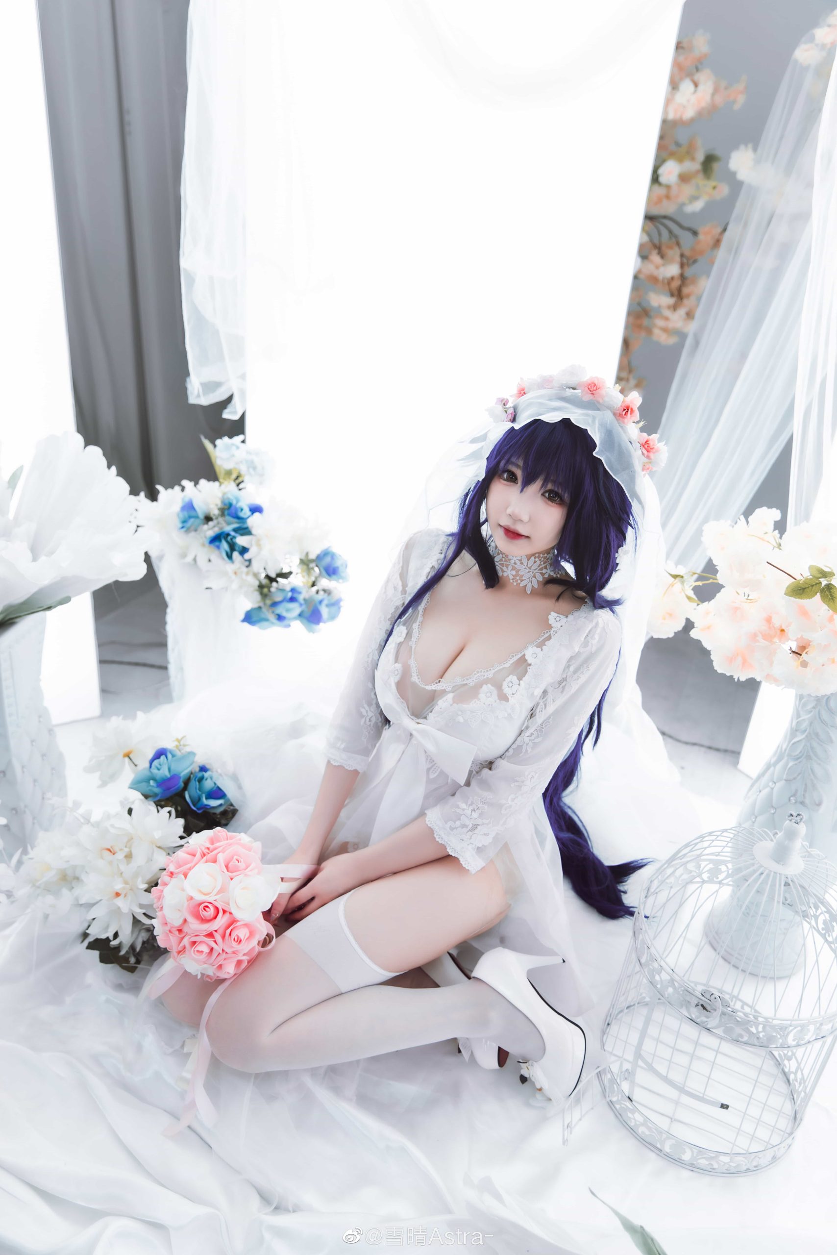 图片[2]-二次元COS分享[COS]碧蓝航线 如约而至的今天～是晴晴的吾妻花嫁哦～～-二次元COS分享次元吧