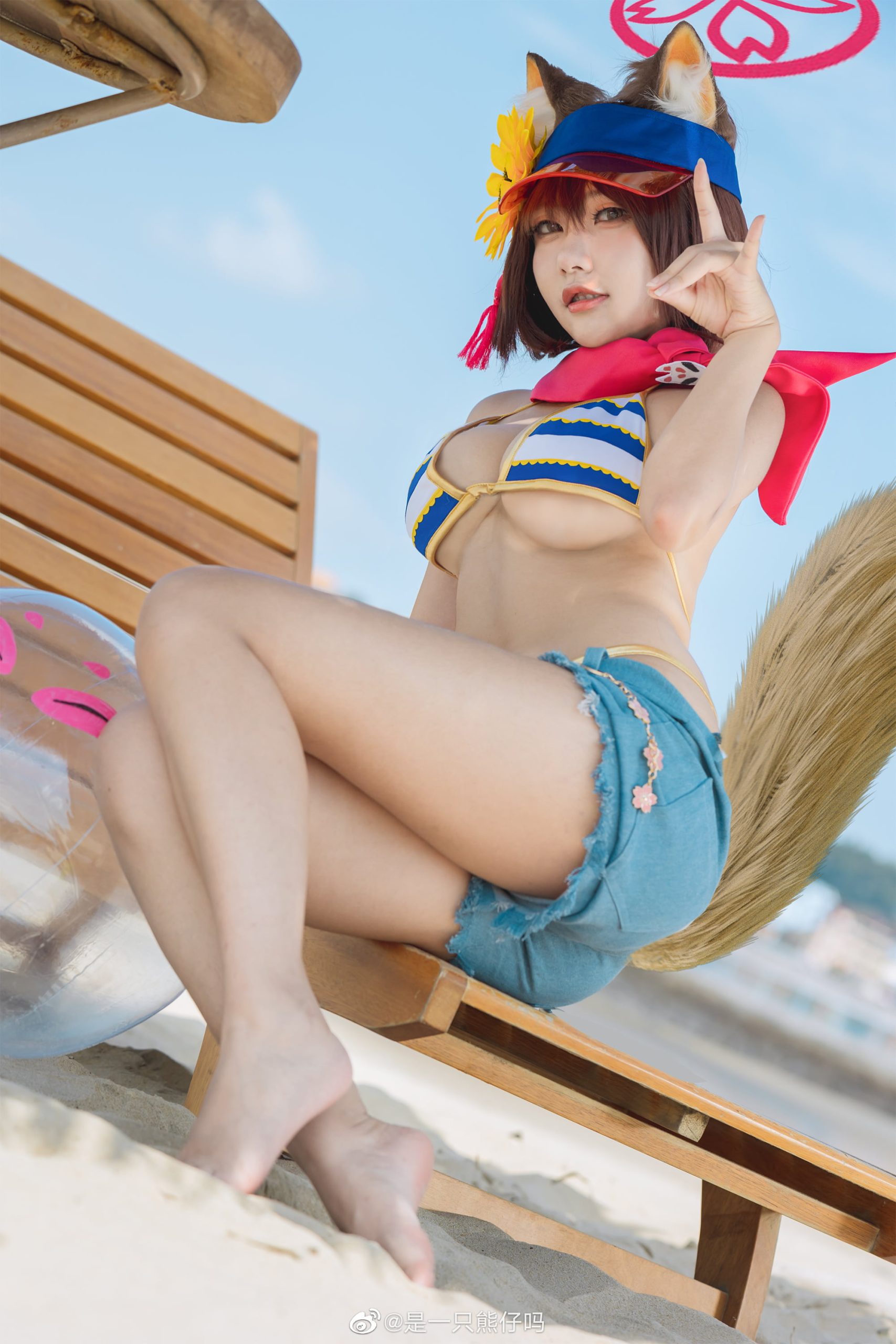 图片[2]-二次元COS分享[COS]蔚蓝档案 为师和忍忍的浪漫海边约会-二次元COS分享次元吧