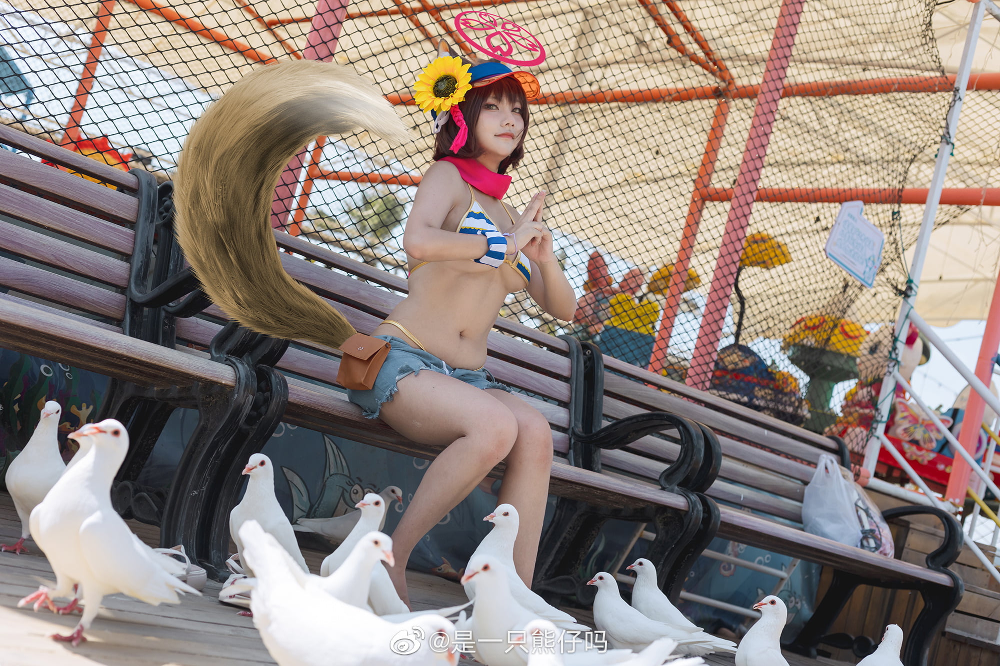 图片[3]-二次元COS分享[COS]蔚蓝档案 为师和忍忍的浪漫海边约会-二次元COS分享次元吧