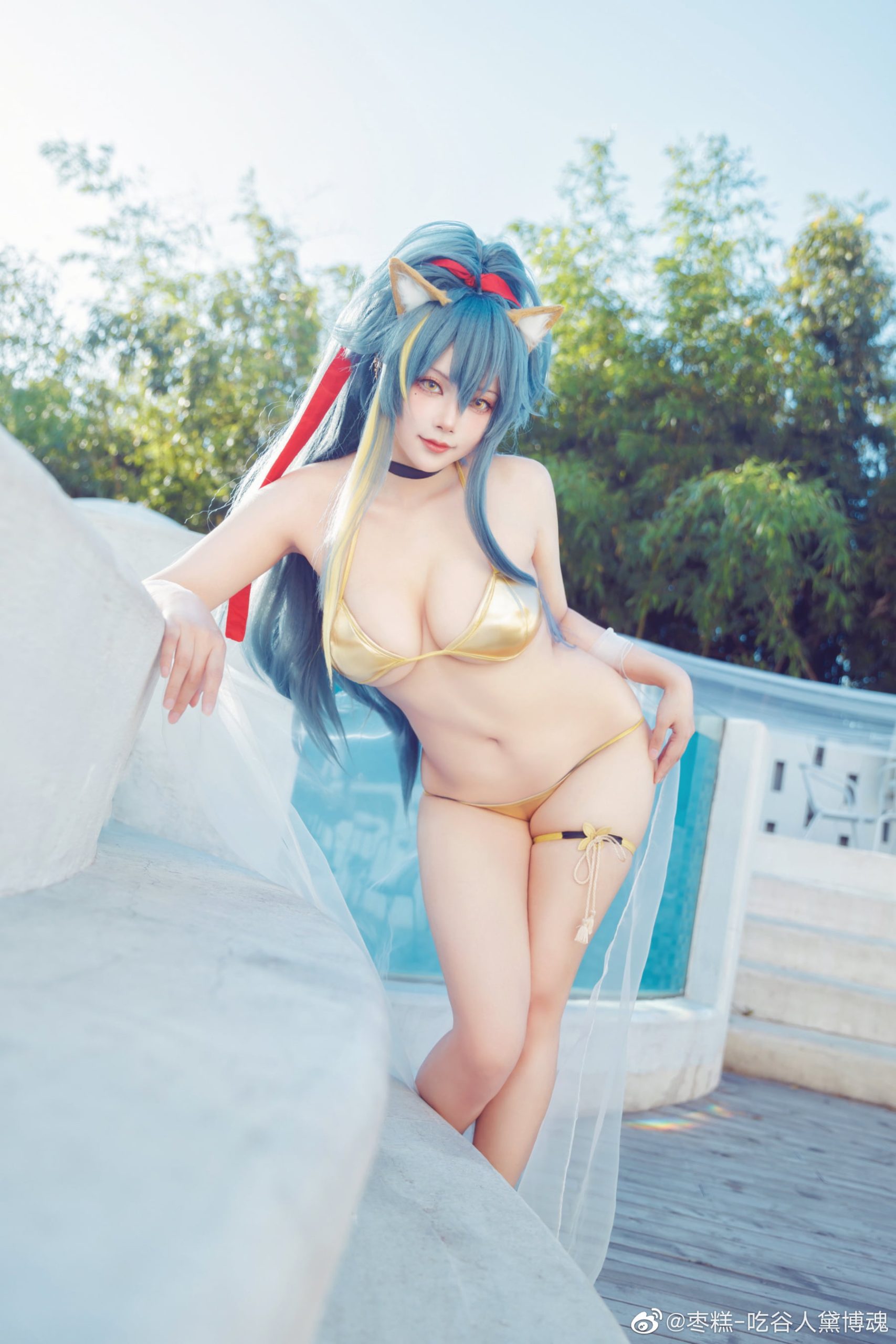 图片[12]-二次元COS分享[COS]没关系，想看的话就大大方方地看，泳装穿出来不就是给指挥官你看的嘛!-二次元COS分享次元吧