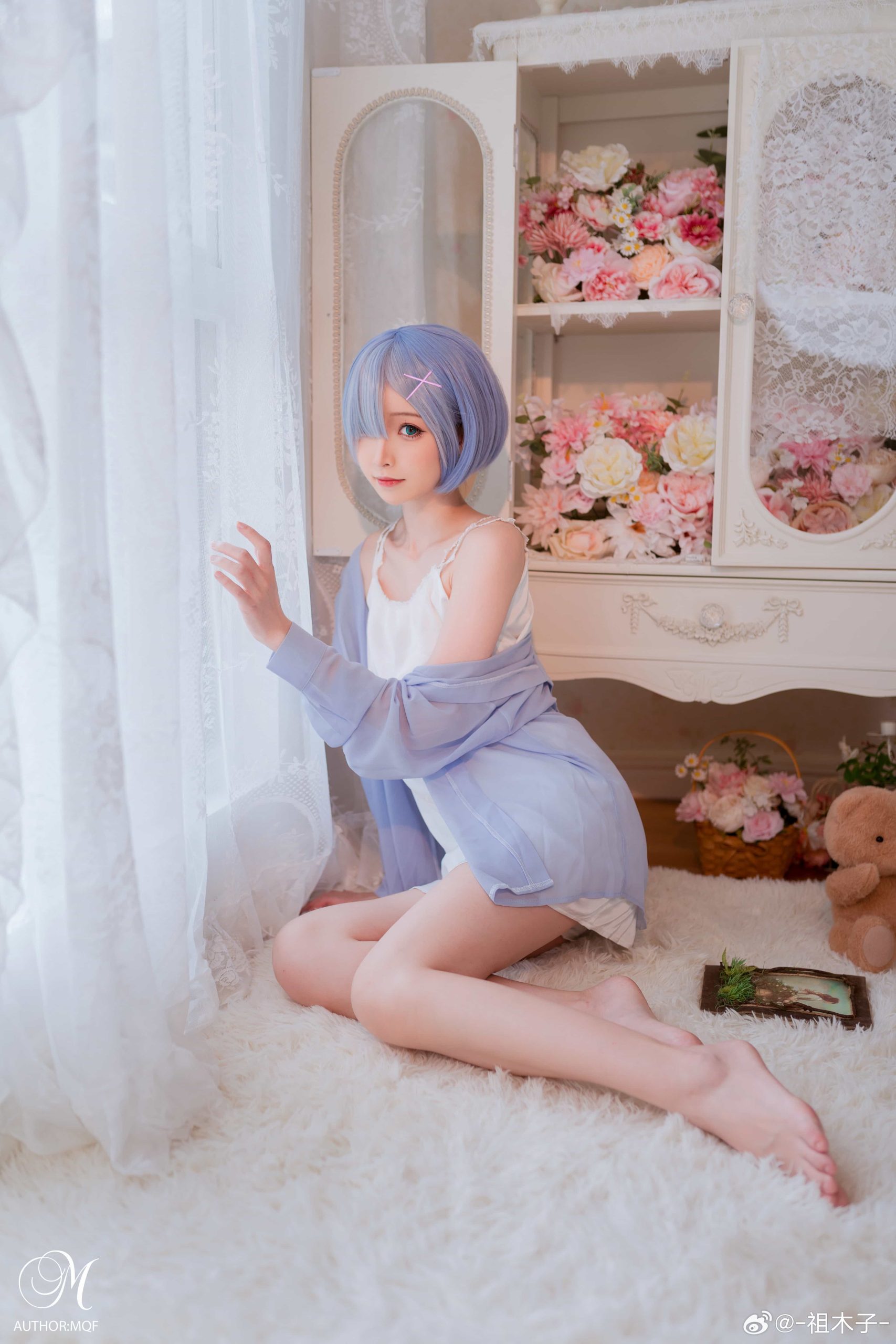 图片[7]-二次元COS分享[COSplay]雷姆 在家休息 看书 还有想你-二次元COS分享次元吧