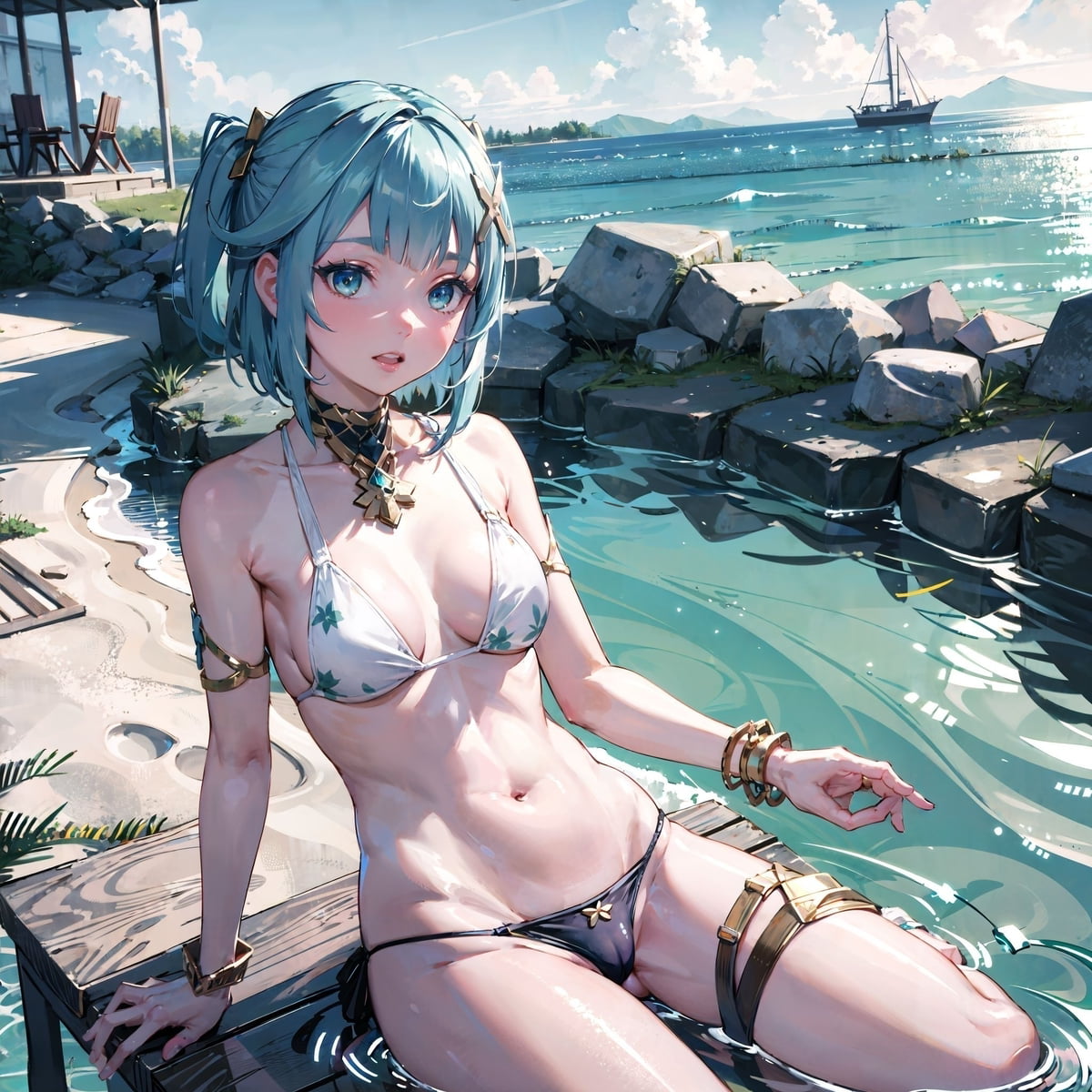 图片[3]-二次元COS分享珐露珊 泳装-二次元COS分享次元吧