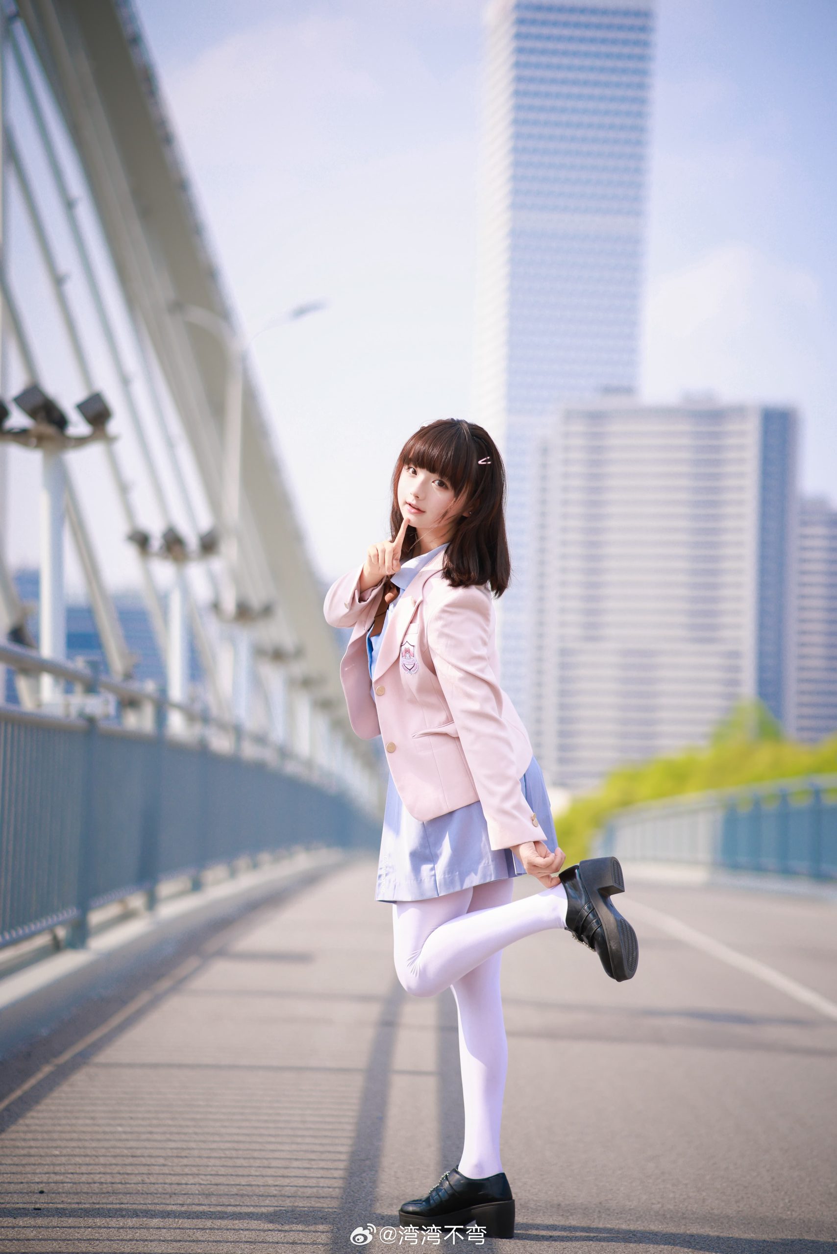 图片[1]-二次元COS分享[JK]白丝 露腰 好学妹buff叠满-二次元COS分享次元吧