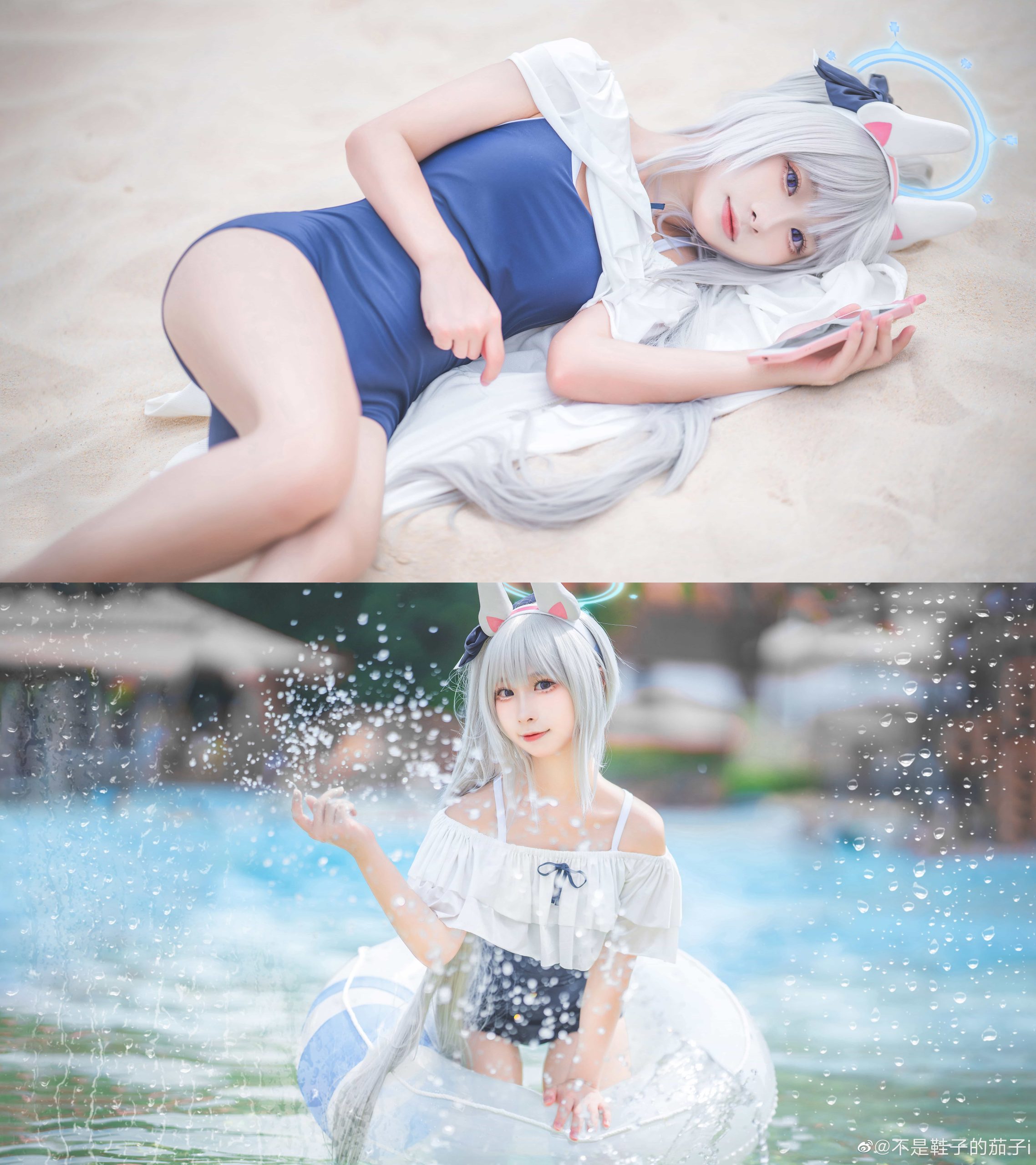 图片[7]-二次元COS分享[COSplay]虽然有句话说，兔子不能下水💦 但我…又不是兔子-二次元COS分享次元吧