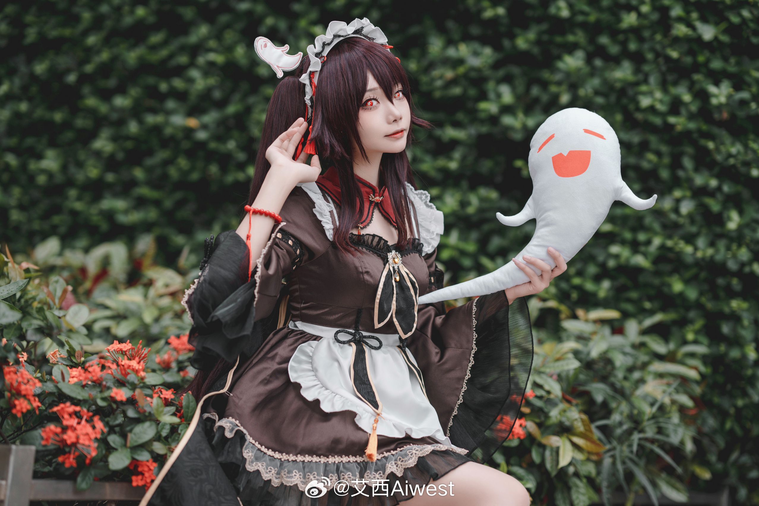 图片[1]-二次元COS分享[COSplay]胡桃女仆-二次元COS分享次元吧