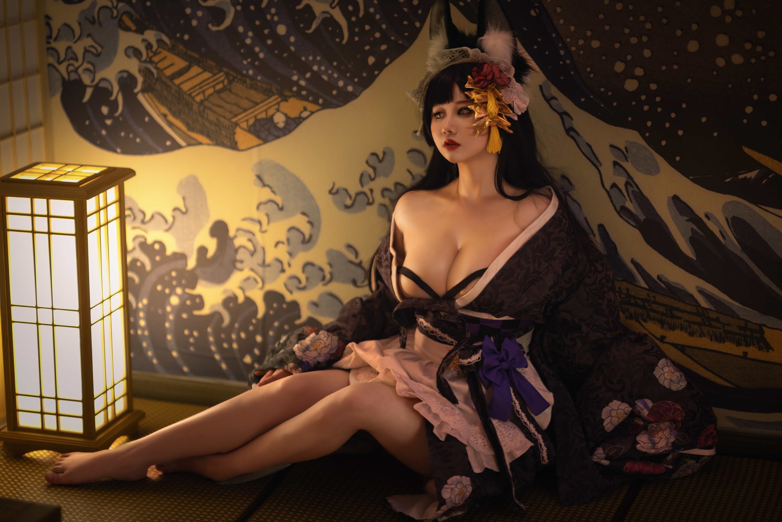 图片[5]-二次元COS分享[cosplay]指挥官～今夜的气氛如果不在月色下散步，会不会有点浪费呢？-二次元COS分享次元吧