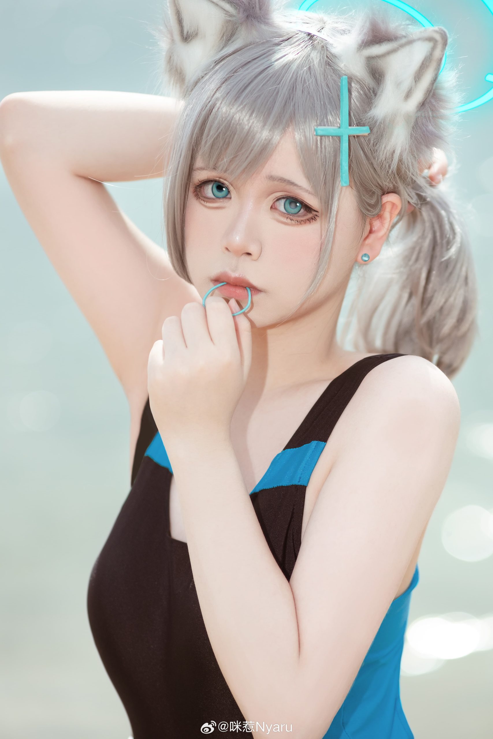 图片[9]-二次元COS分享[COSplay]蔚蓝档案 自从和老师相遇的那个瞬间开始，对我来说，这里也成了有特殊意义的地方。-二次元COS分享次元吧