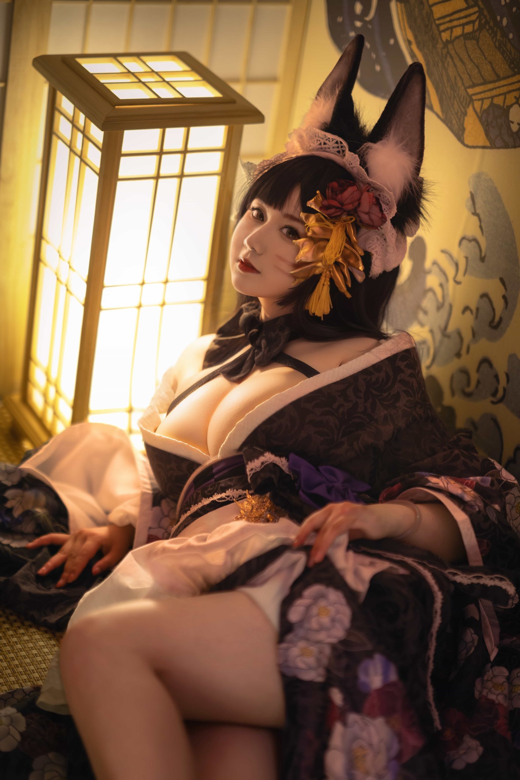 图片[3]-二次元COS分享[cosplay]指挥官～今夜的气氛如果不在月色下散步，会不会有点浪费呢？-二次元COS分享次元吧