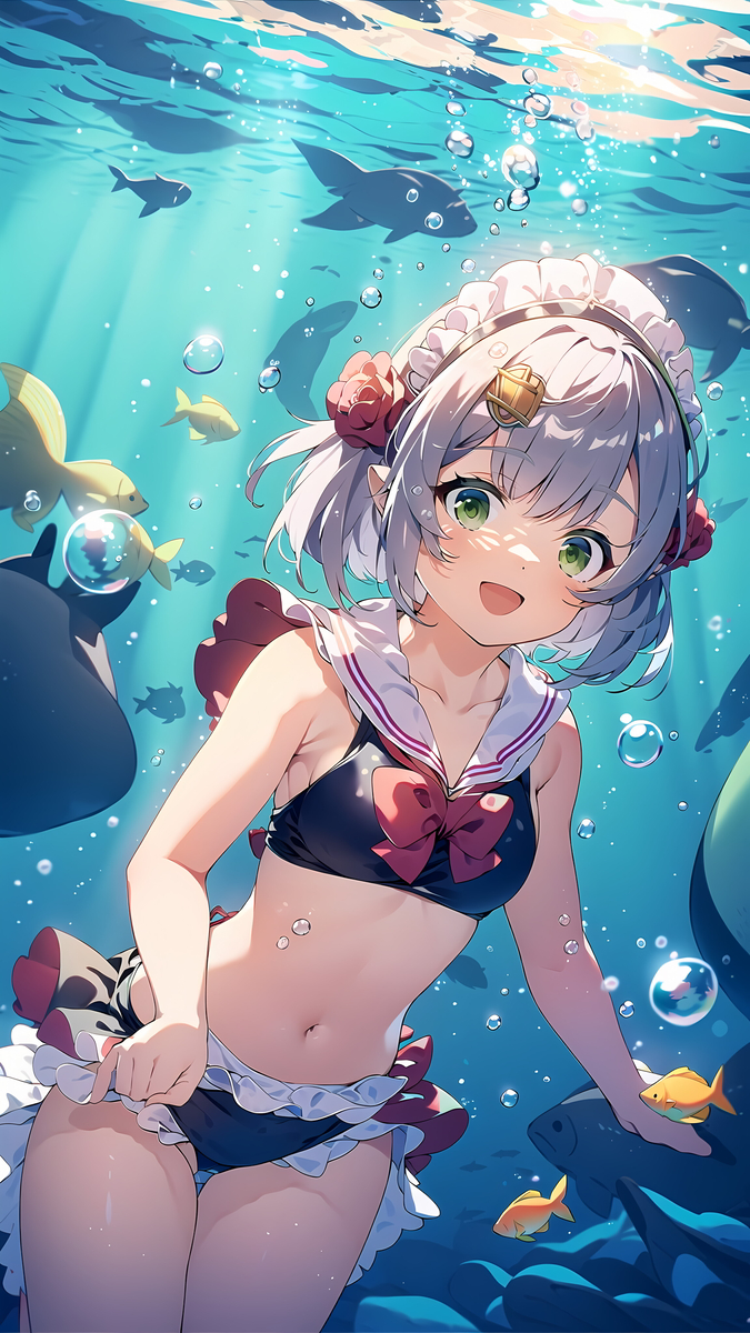 图片[1]-二次元COS分享诺艾尔泳装-二次元COS分享次元吧