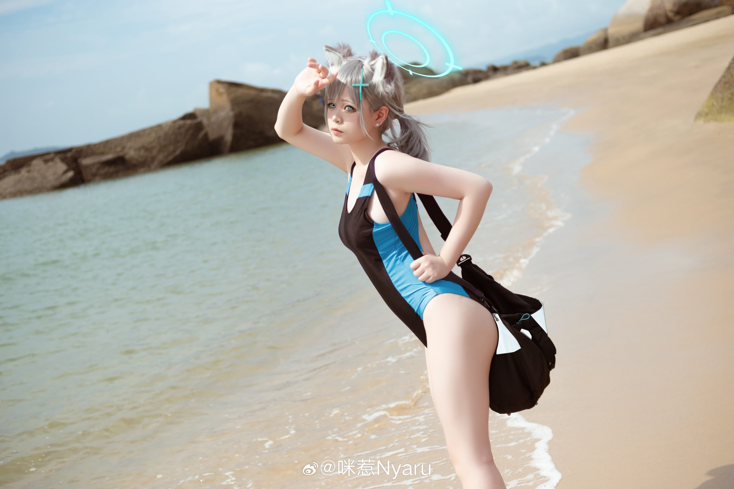图片[12]-二次元COS分享[COSplay]蔚蓝档案 自从和老师相遇的那个瞬间开始，对我来说，这里也成了有特殊意义的地方。-二次元COS分享次元吧