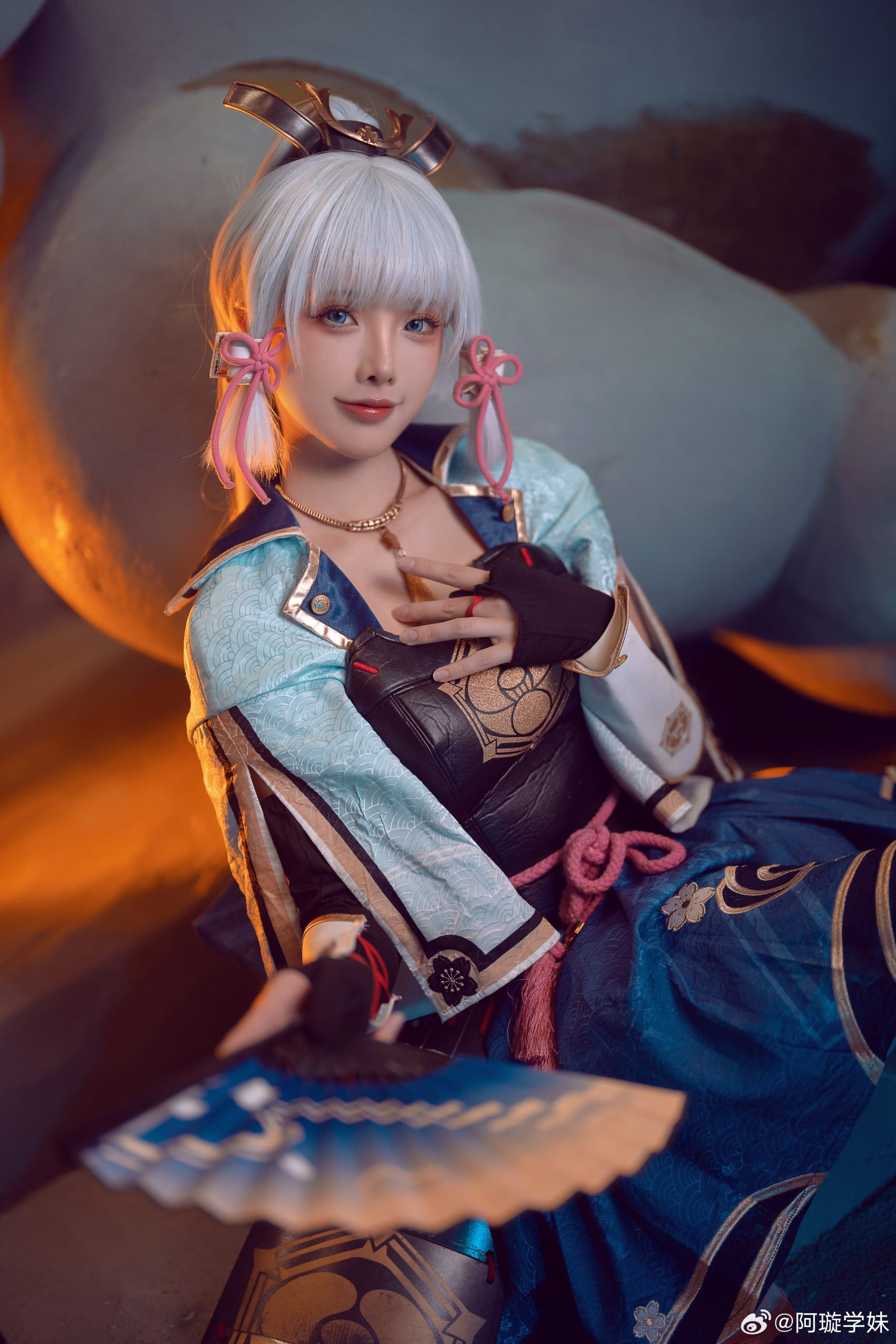 图片[3]-二次元COS分享[COSplay]神里绫华，参上，请多指教-二次元COS分享次元吧