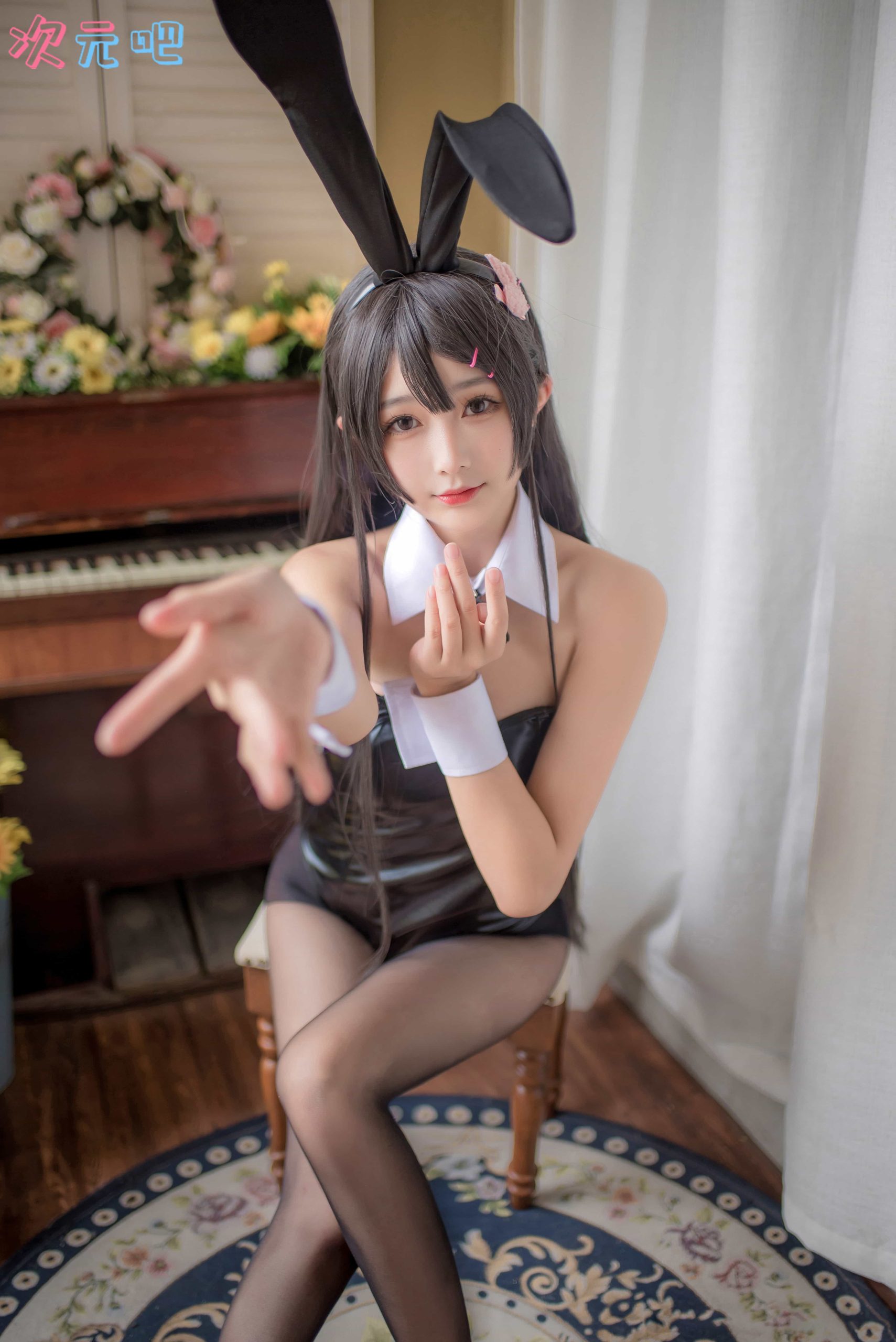 鱼子酱不能睡懒觉 - 樱岛麻衣-二次元COS分享次元吧