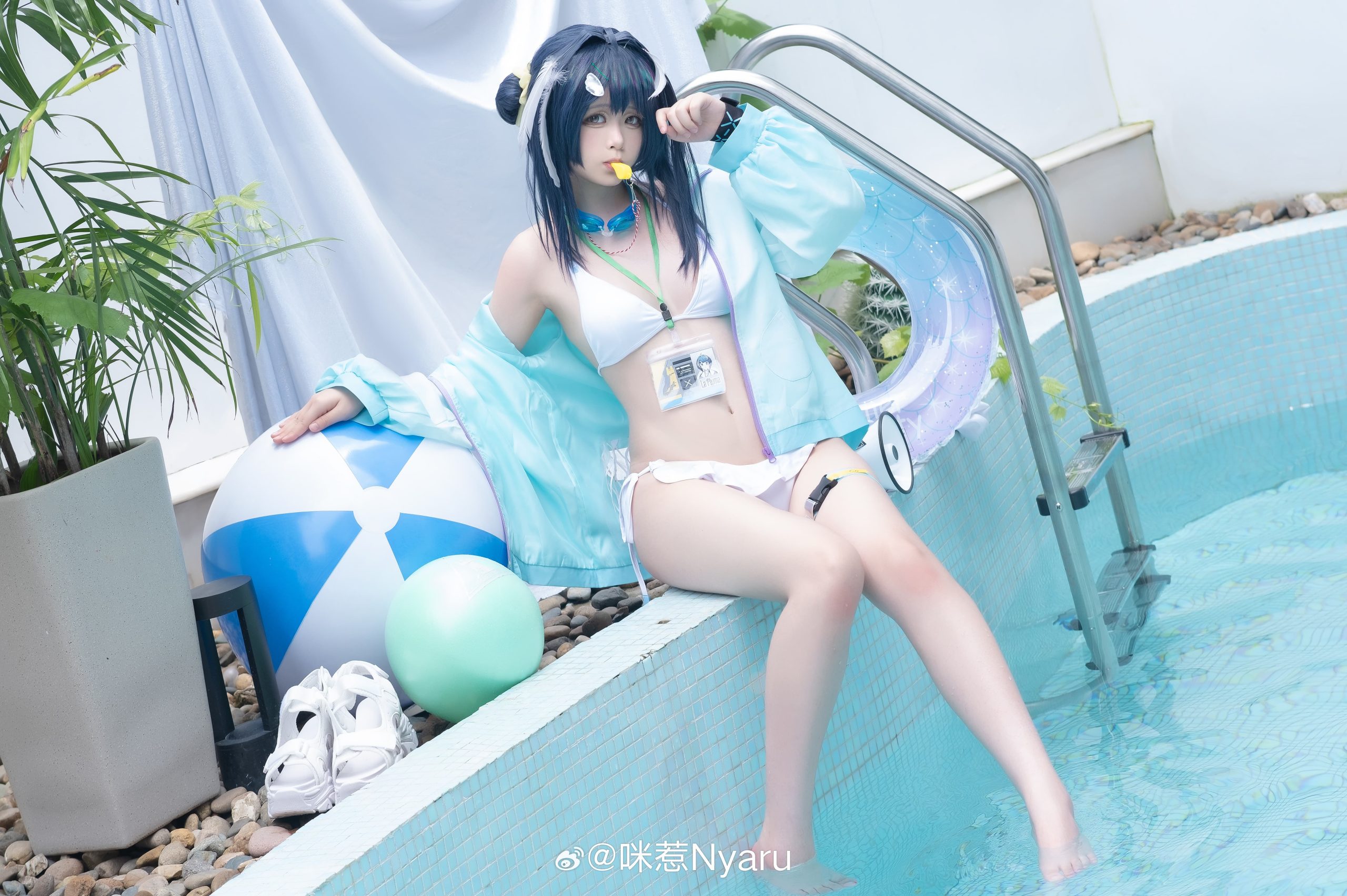 图片[1]-二次元COS分享[COSplay]和博士一起去游泳？好哦。-二次元COS分享次元吧