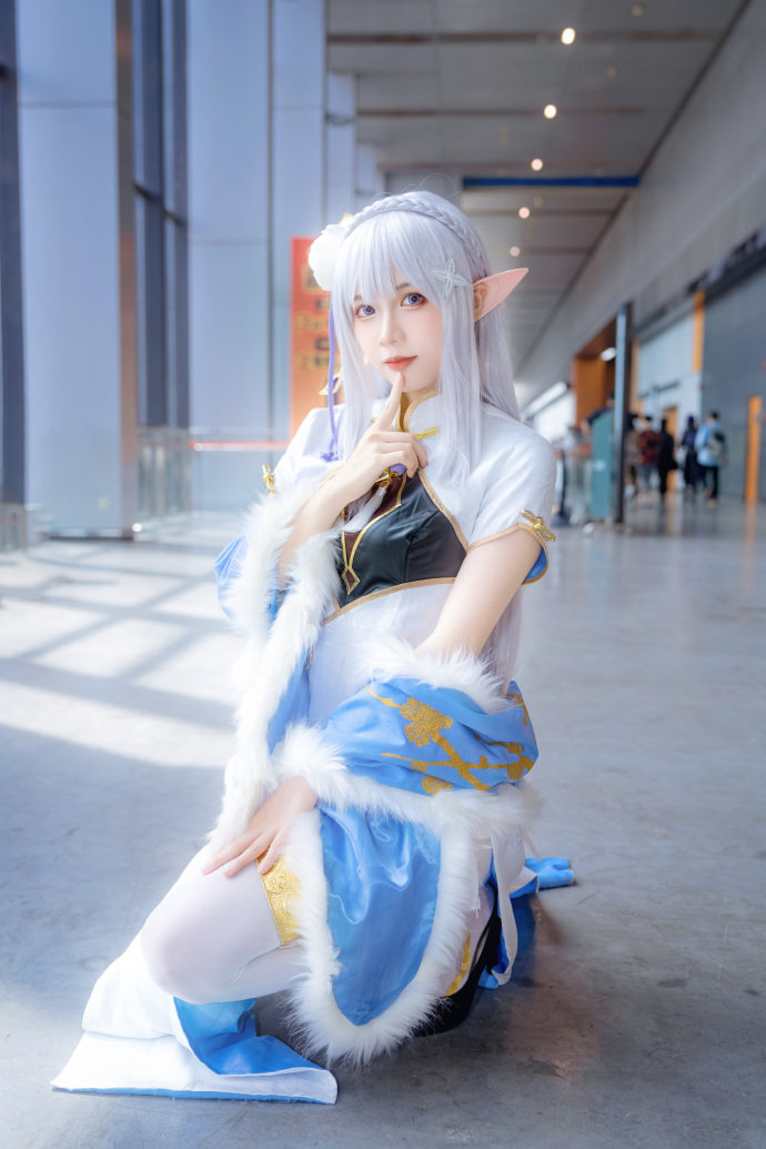 图片[8]-二次元COS分享[COSplay]艾米莉亚旗袍好美好优雅！-二次元COS分享次元吧