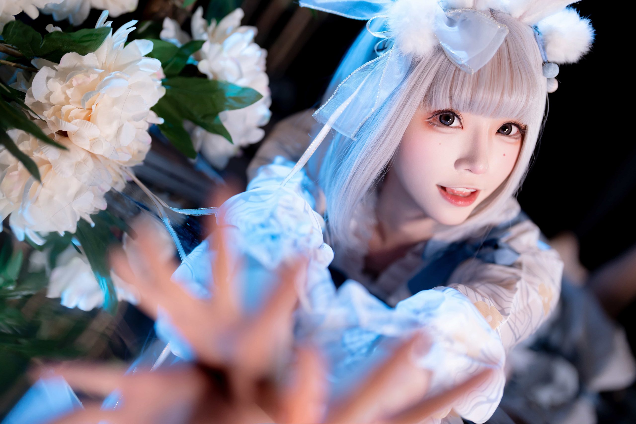 图片[1]-二次元COS分享[COSplay]桂花枝下玉兔蜷  又是一轮明月圆-二次元COS分享次元吧