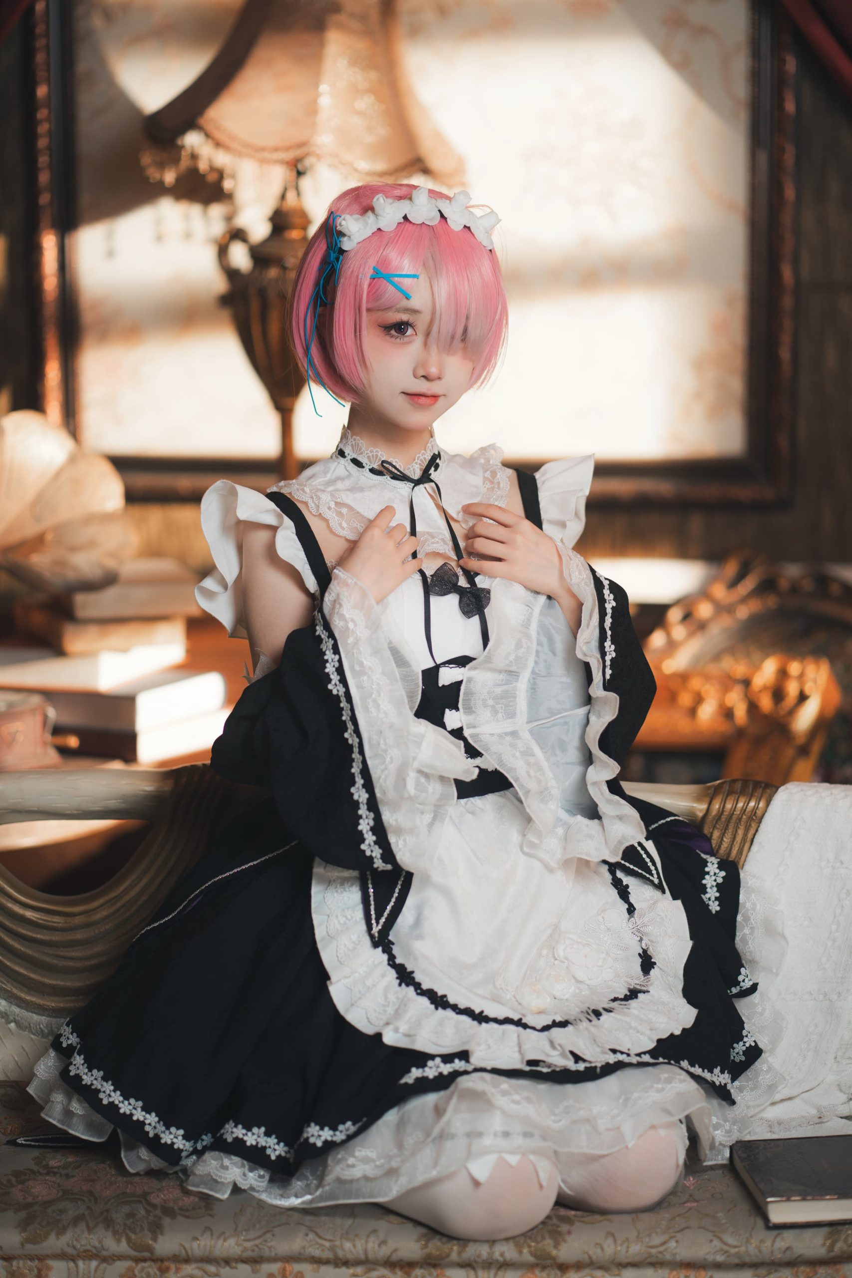 图片[1]-二次元COS分享[COSplay]拉姆已经足够可爱了,再可爱的话世界就有危险了！-二次元COS分享次元吧