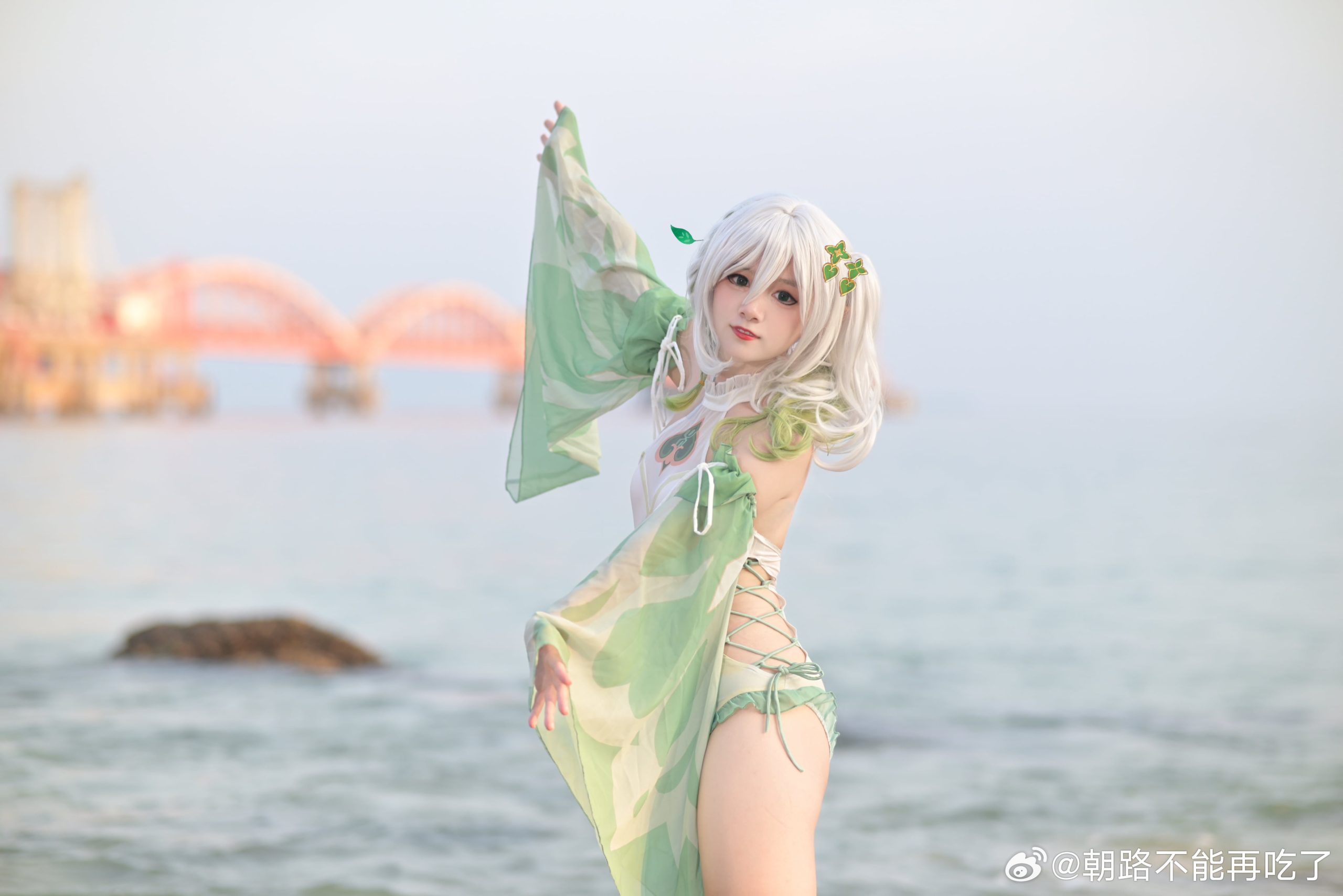 图片[3]-二次元COS分享[COSplay]草神泳装-二次元COS分享次元吧