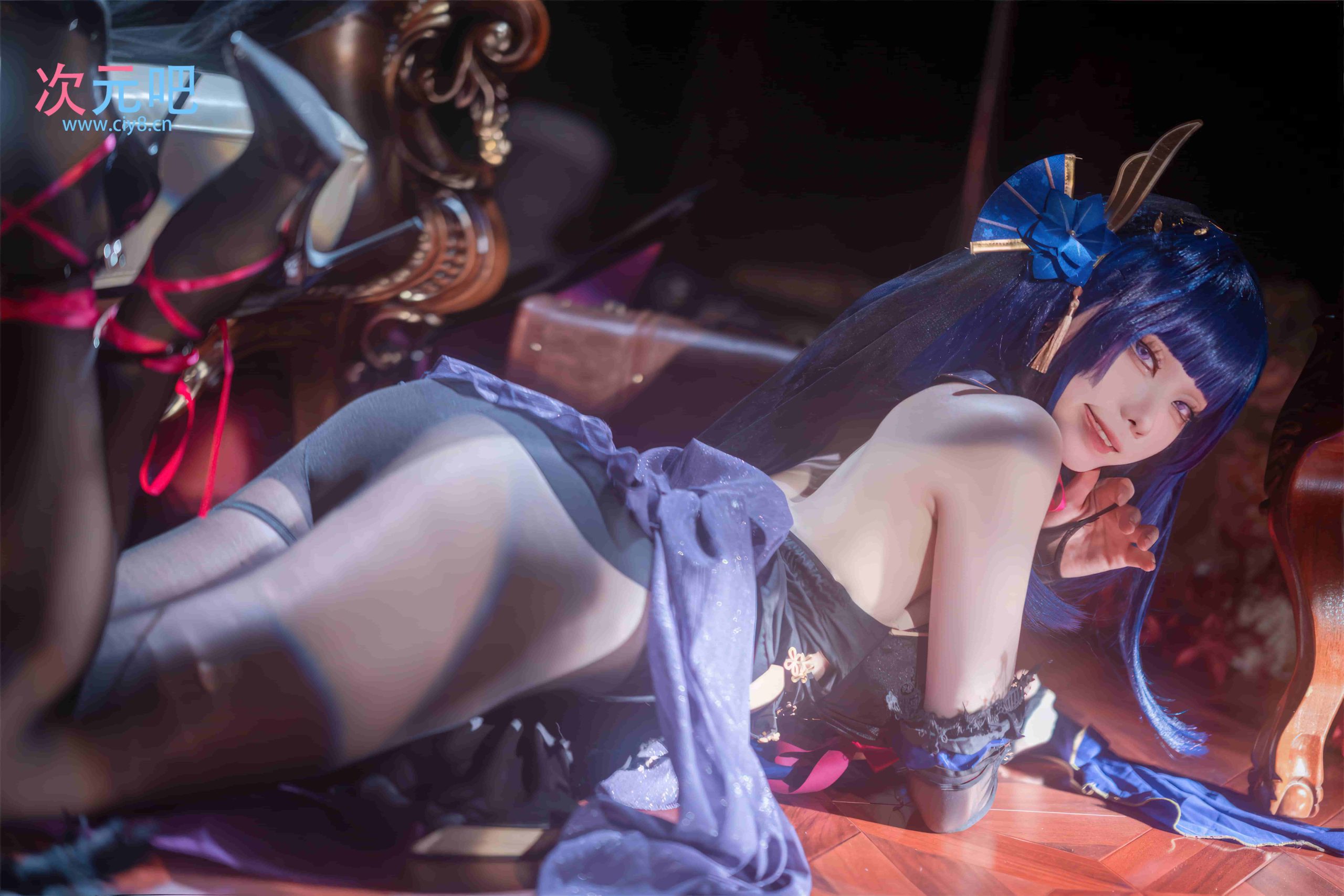 安食AJIKI - 原神 雷电将军魅魔-二次元COS分享次元吧