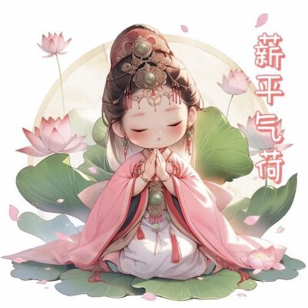 图片[18]-二次元COS分享精致清新脱俗的佛系女生动漫头像图片32张（32张）-二次元COS分享次元吧