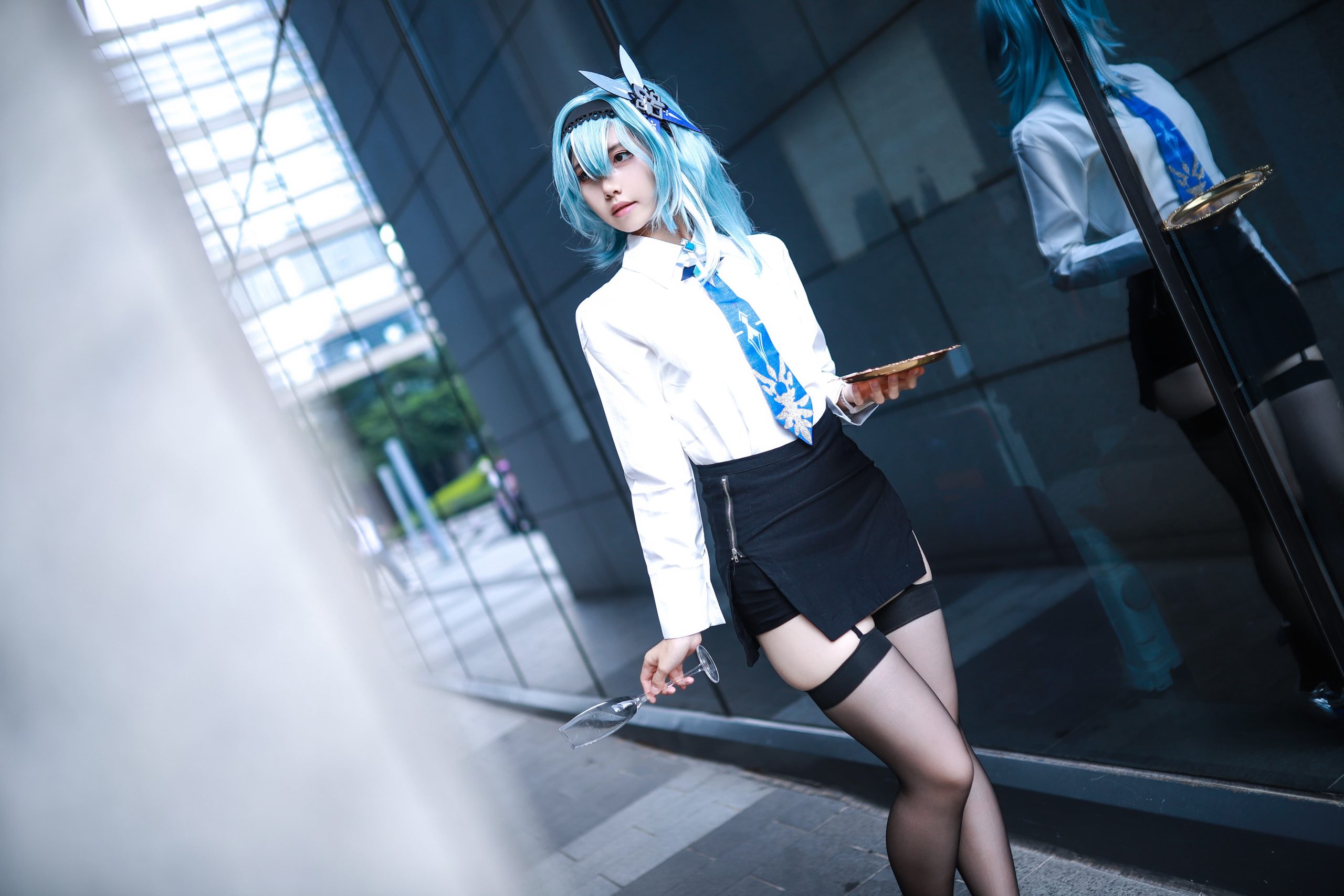 图片[1]-二次元COS分享[COSplay]原神 优菈黑丝-二次元COS分享次元吧