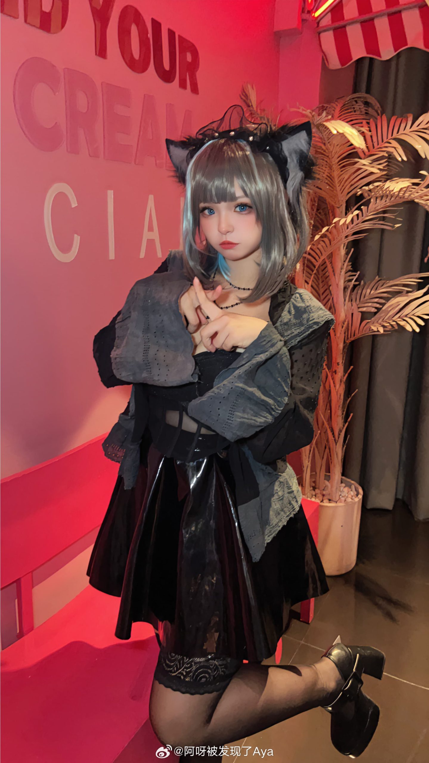 图片[3]-二次元COS分享[COSplay]蕾丝高筒袜猫猫-二次元COS分享次元吧