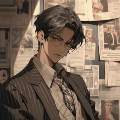 精选旧漫男生头像图片24张，超多风格任你选（24张）-二次元COS分享次元吧