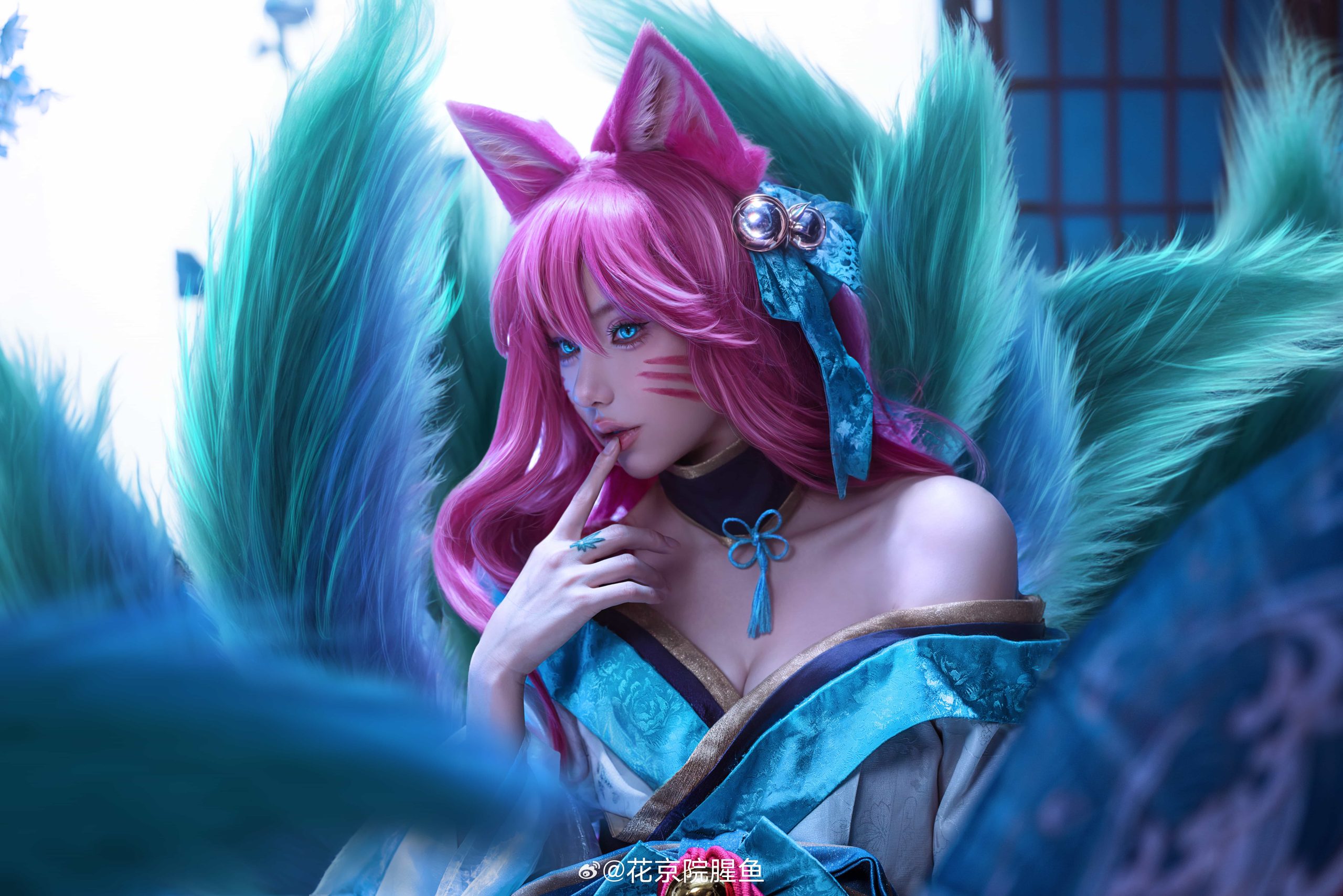 图片[2]-二次元COS分享[COSplay]英雄联盟 阿狸灵魂莲华皮肤-二次元COS分享次元吧