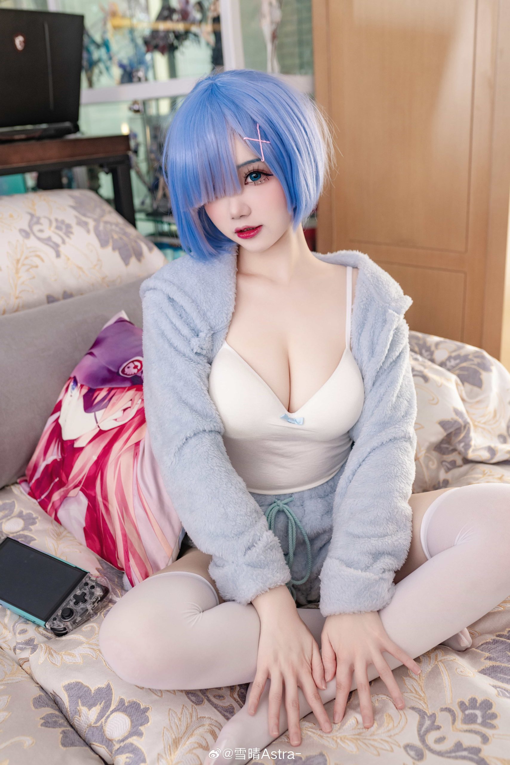 图片[10]-二次元COS分享[COSPlay]签收一只陪你宅家的蕾姆猫猫吧💙-二次元COS分享次元吧