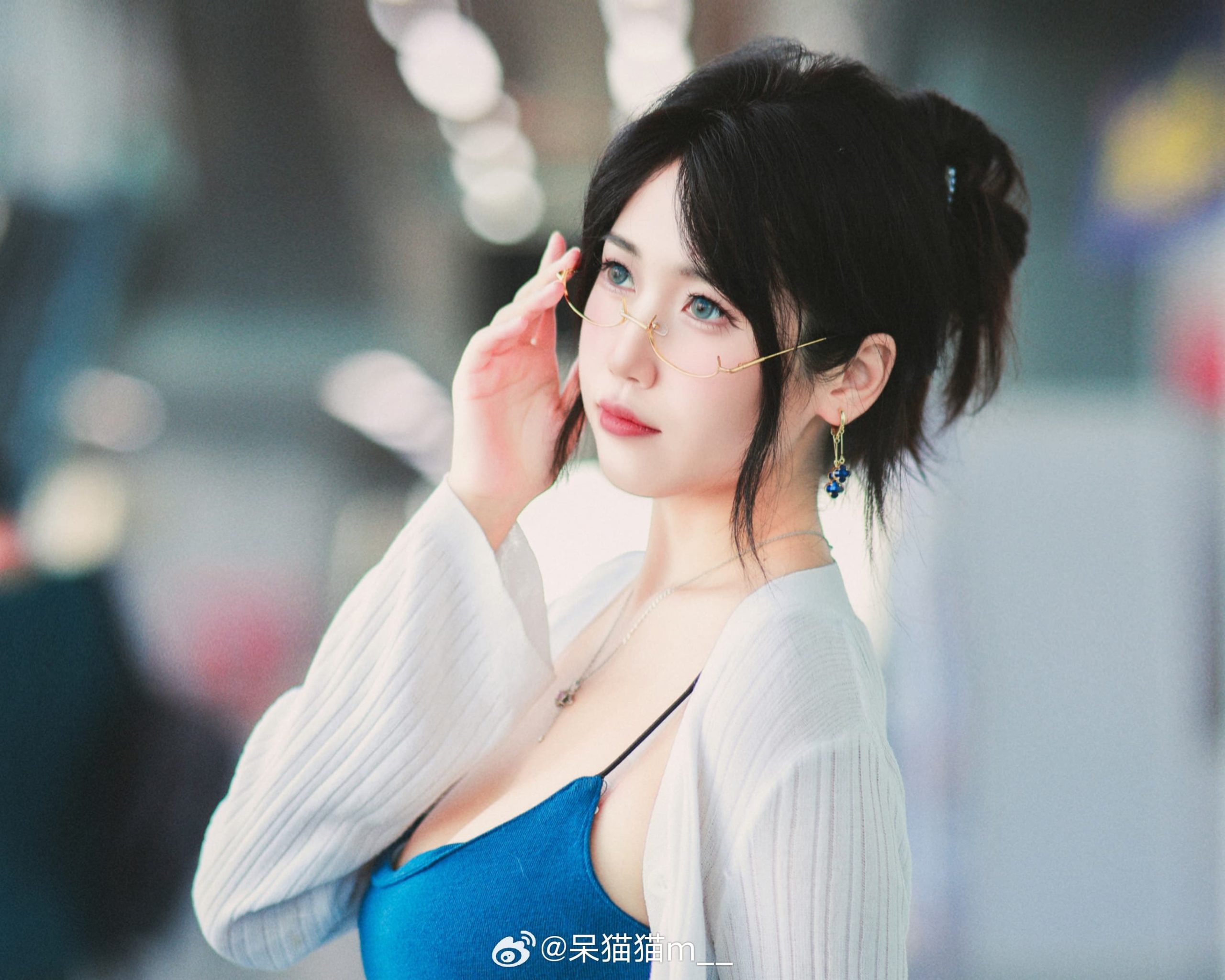 图片[1]-二次元COS分享[写真]蓝色战衣-二次元COS分享次元吧