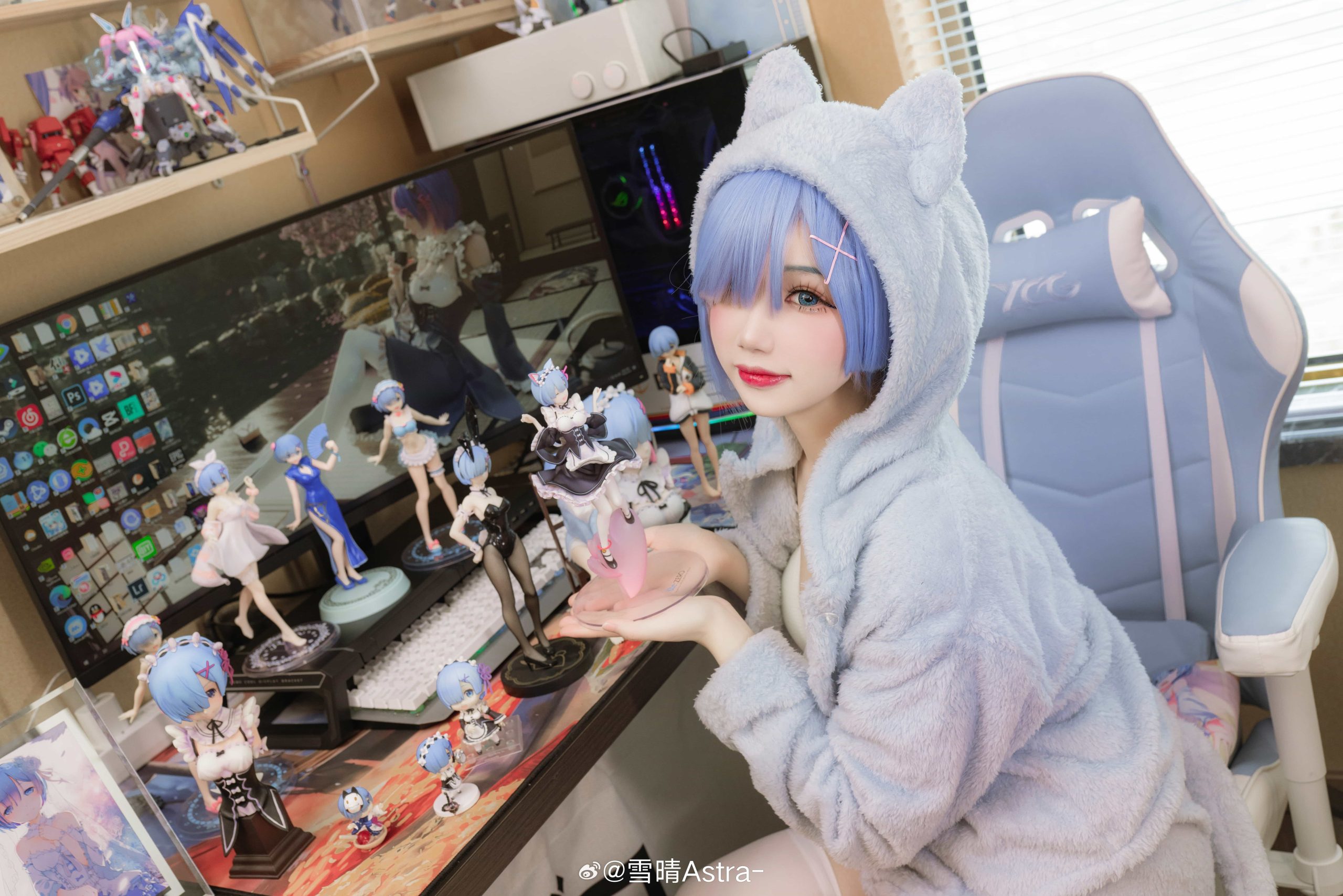 图片[5]-二次元COS分享[COSPlay]签收一只陪你宅家的蕾姆猫猫吧💙-二次元COS分享次元吧