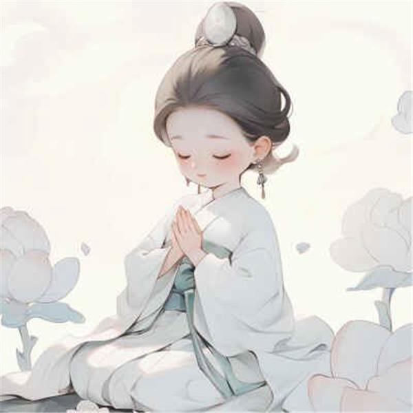 图片[7]-二次元COS分享精致清新脱俗的佛系女生动漫头像图片32张（32张）-二次元COS分享次元吧