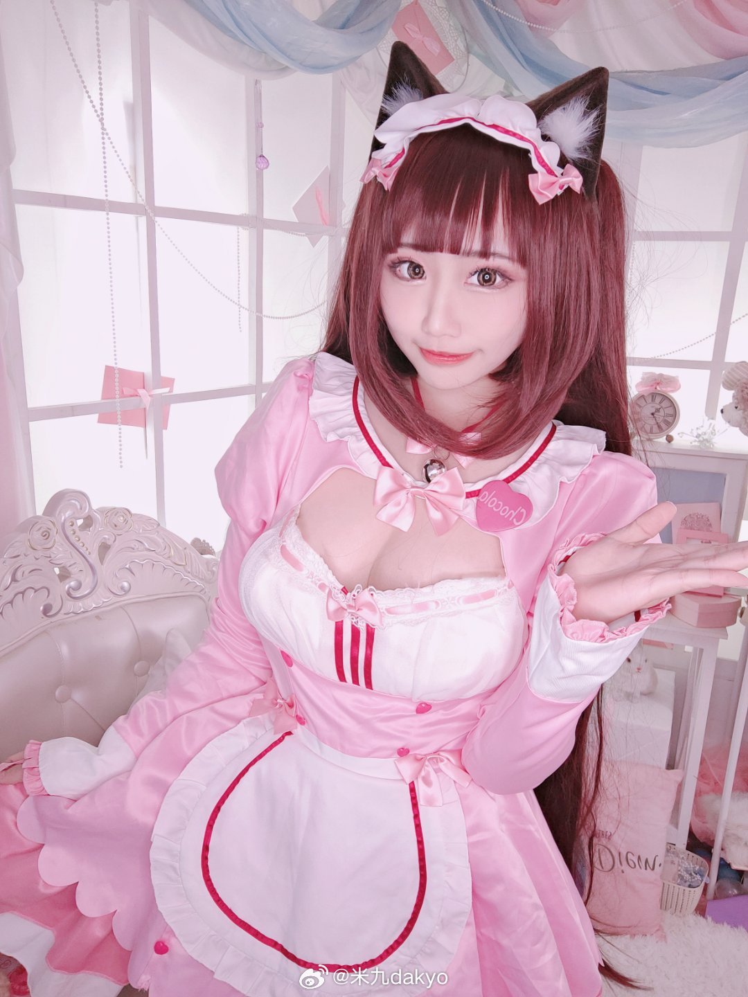 图片[2]-二次元COS分享[COSplay]粉粉猫娘女仆来咯-二次元COS分享次元吧