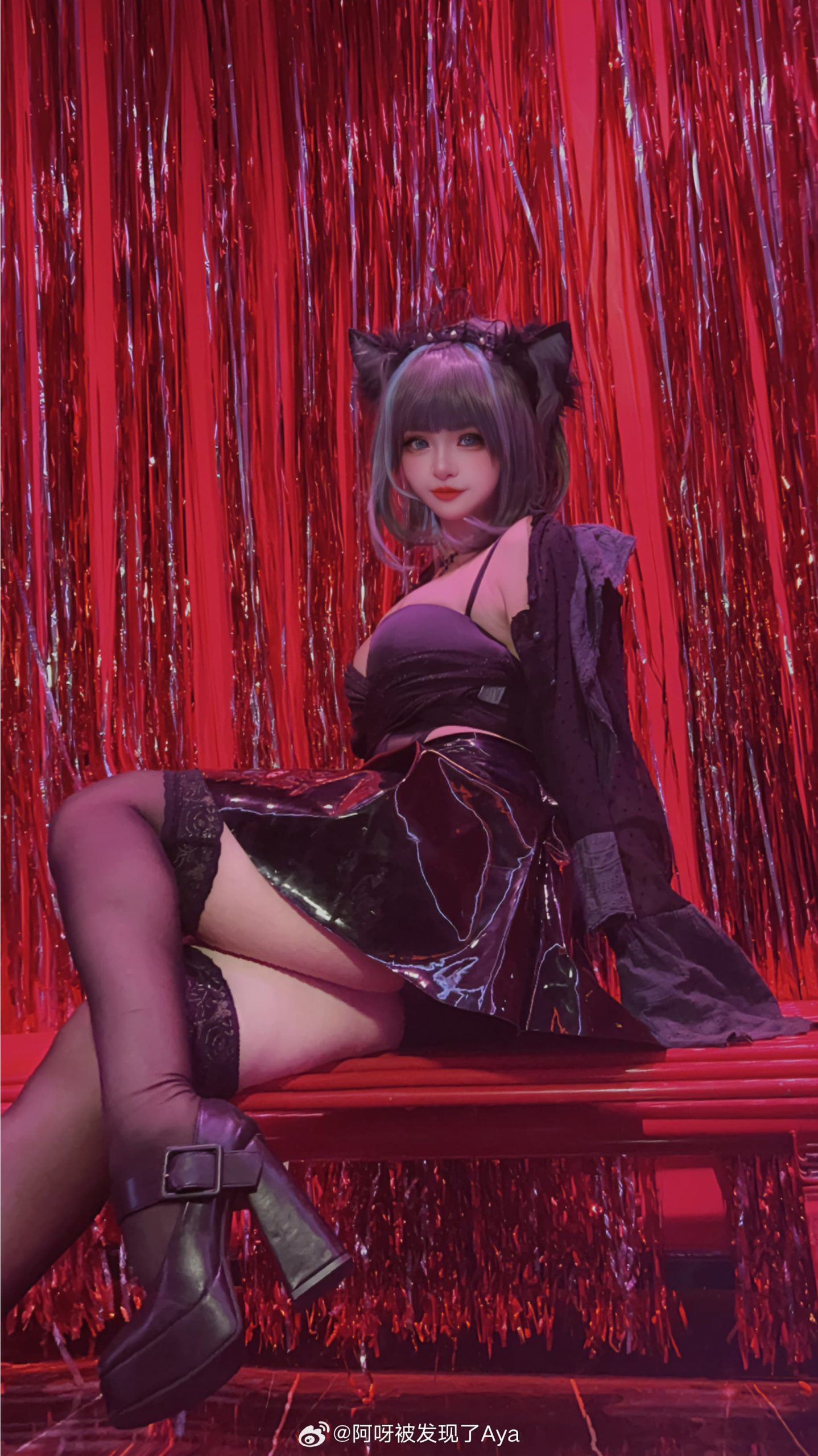 图片[4]-二次元COS分享[COSplay]蕾丝高筒袜猫猫-二次元COS分享次元吧