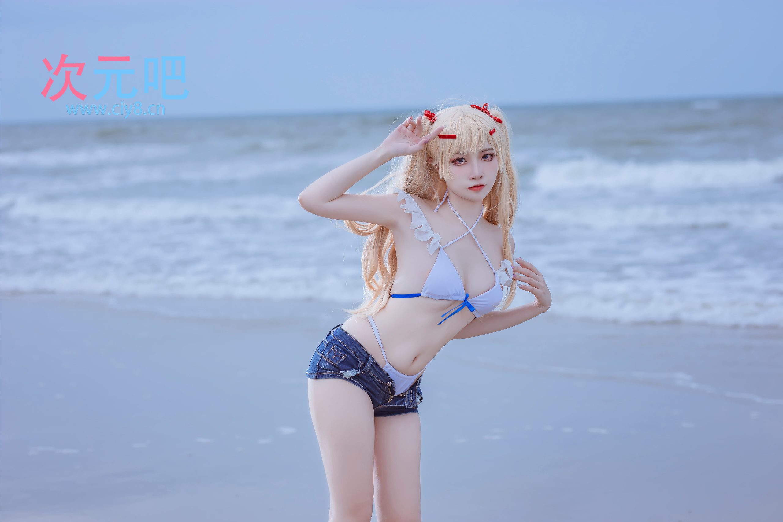 图片[2]-二次元COS分享二佐Nisa – 碧蓝苏塞克斯泳装-二次元COS分享次元吧