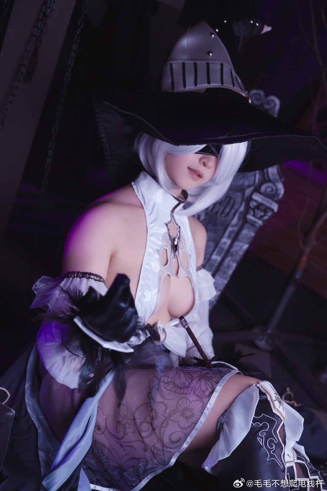 图片[2]-二次元COS分享[COSplay]尼尔机械纪元 2B魔法师同人-二次元COS分享次元吧