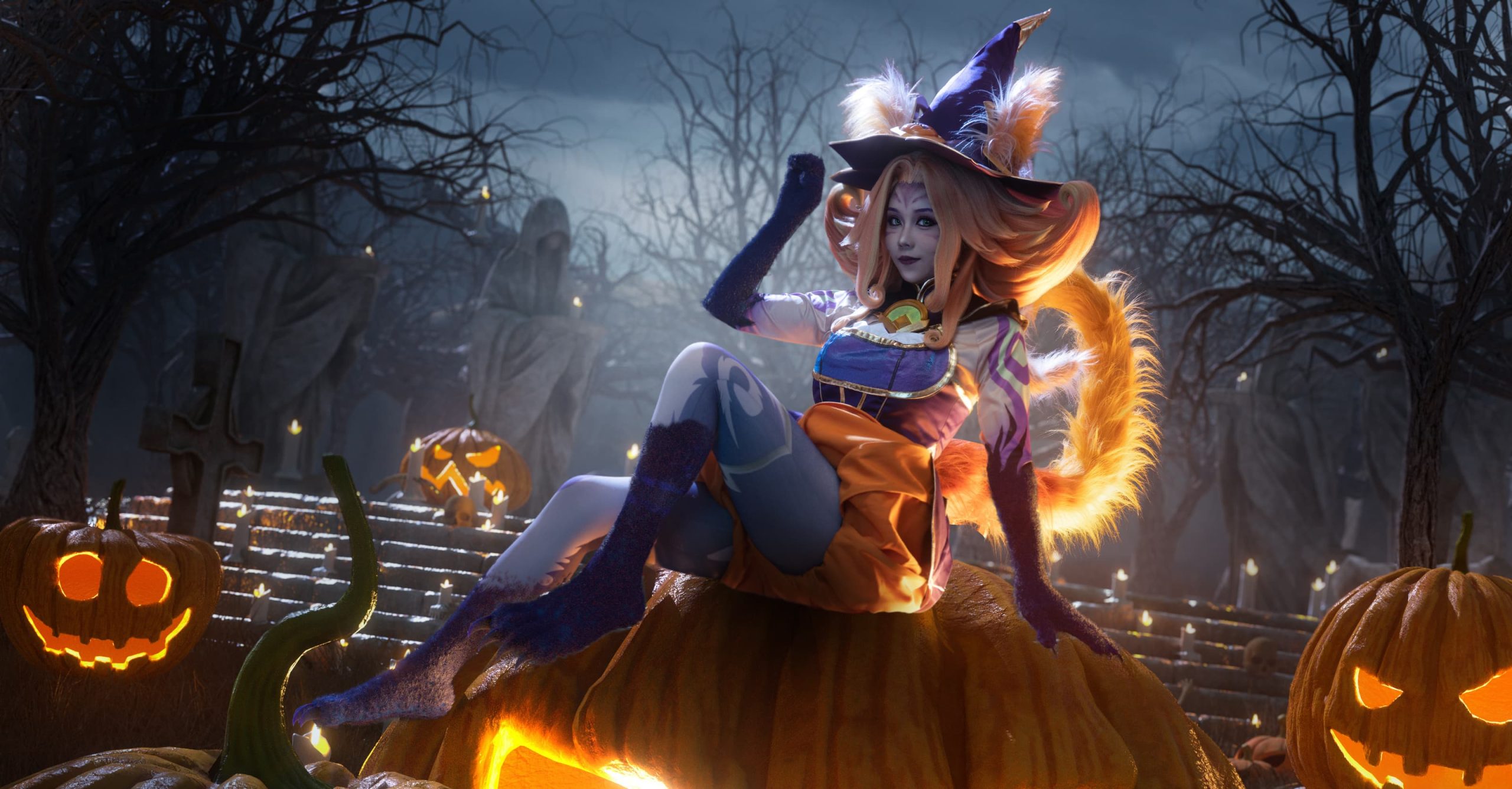 图片[1]-二次元COS分享[COSplay]英雄联盟 妮蔻 魅惑女巫-二次元COS分享次元吧