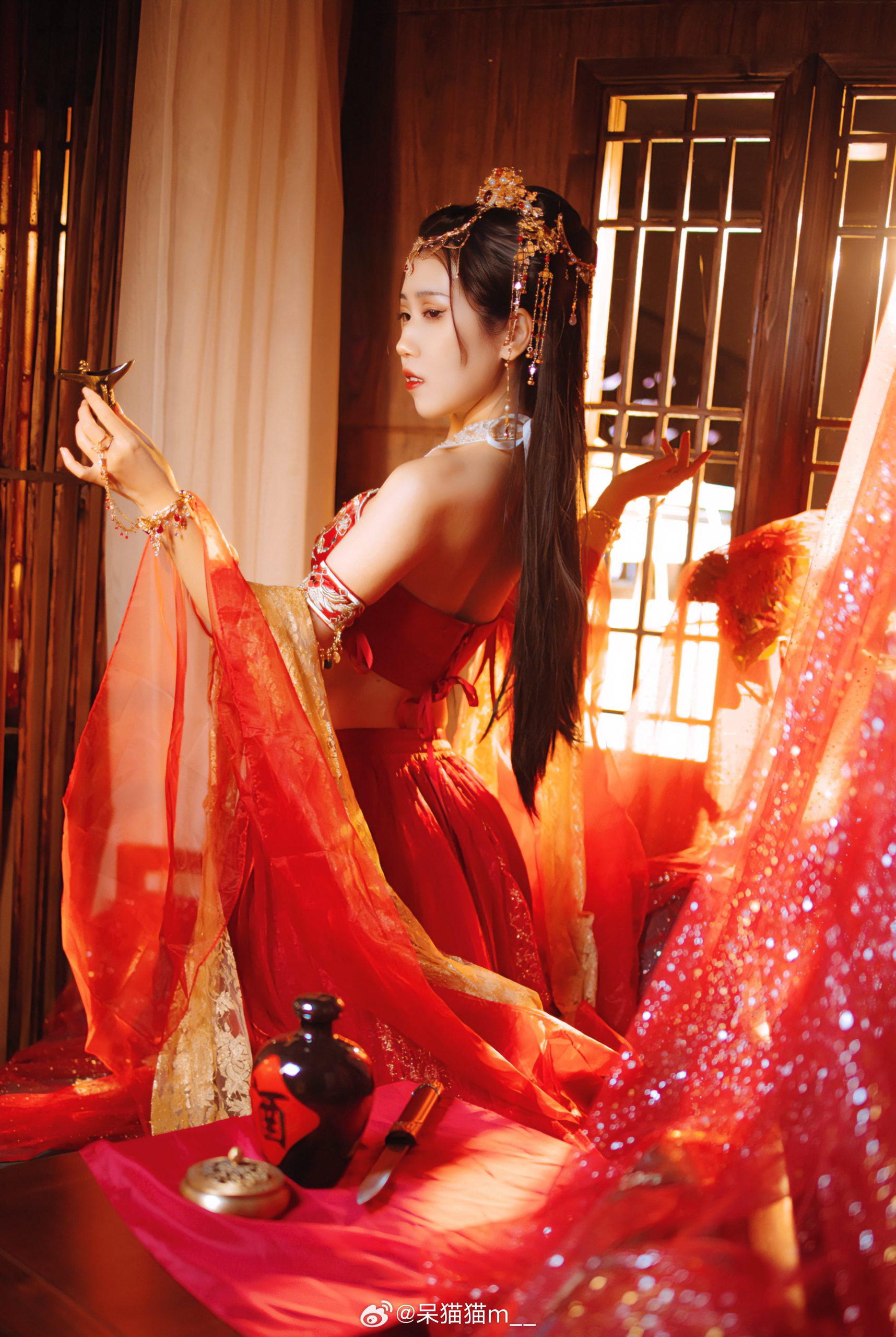 图片[9]-二次元COS分享[COSplay]葡萄美酒夜光杯，公子为何不留下，与我共赏月这风月无边 ​​​-二次元COS分享次元吧