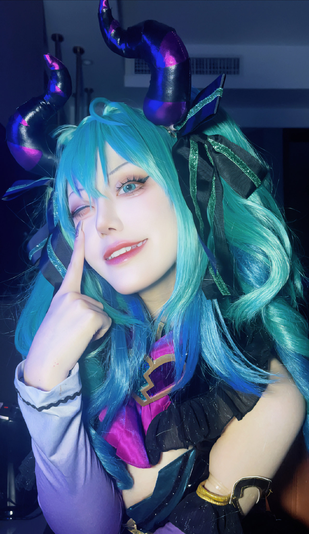 图片[2]-二次元COS分享[COSplay]初音未来  一只小恶魔 ​​​-二次元COS分享次元吧