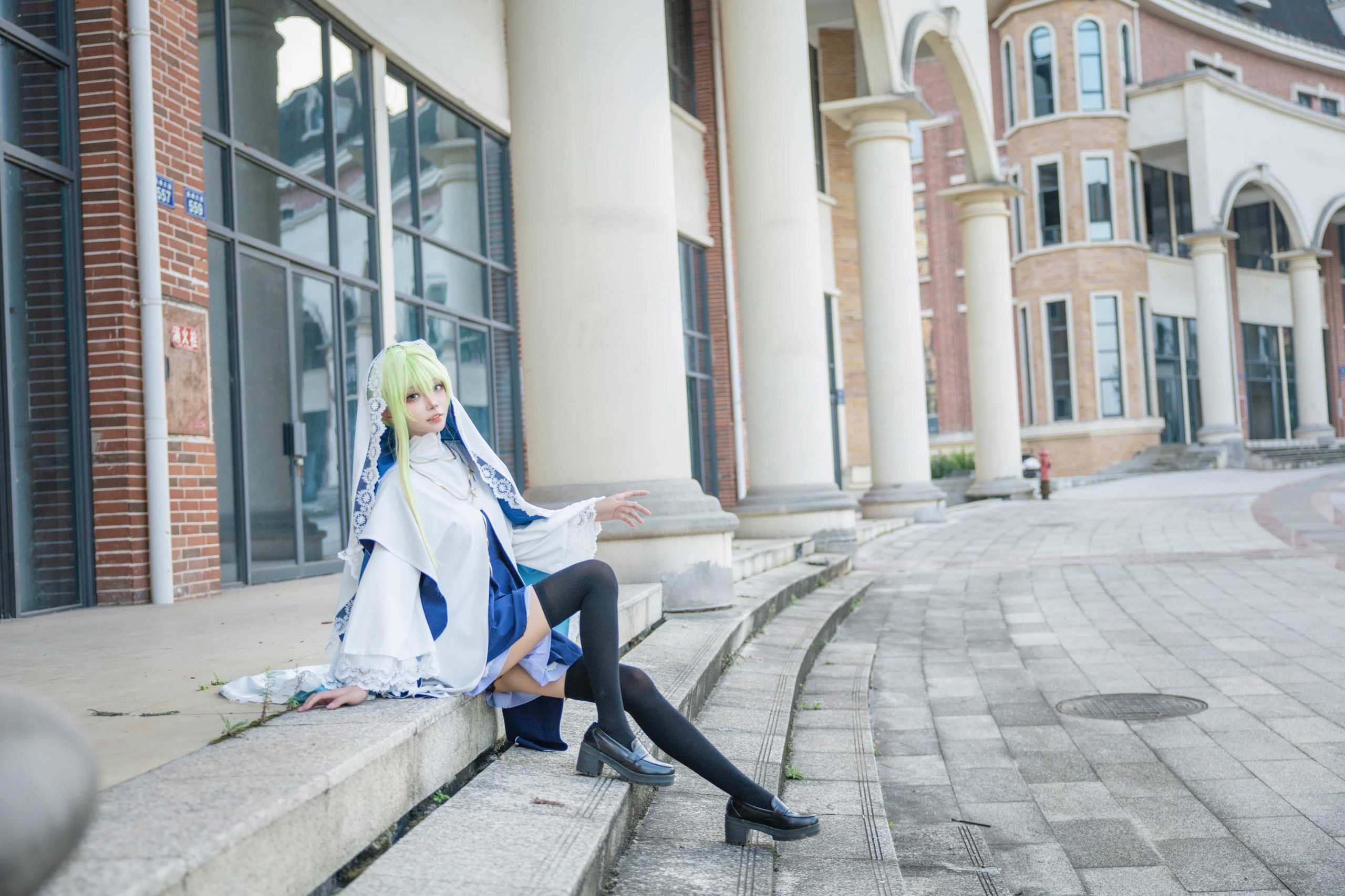 艾西Aiwest – 白圣女与黑牧师 塞西莉娅-二次元COS分享次元吧